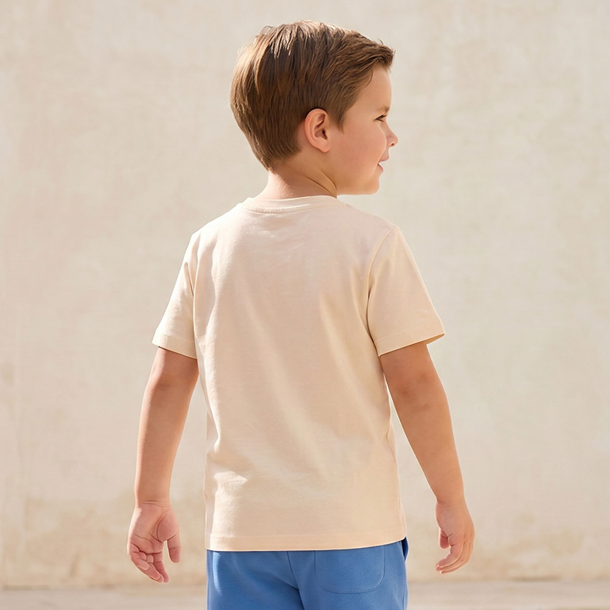 طقم تيشيرت بياقة مستديرة وأكمام قصيرة وتصاميم متنوعة قطعتين من جونيورز-boys-clothing-tshirtsandpolos-image-5