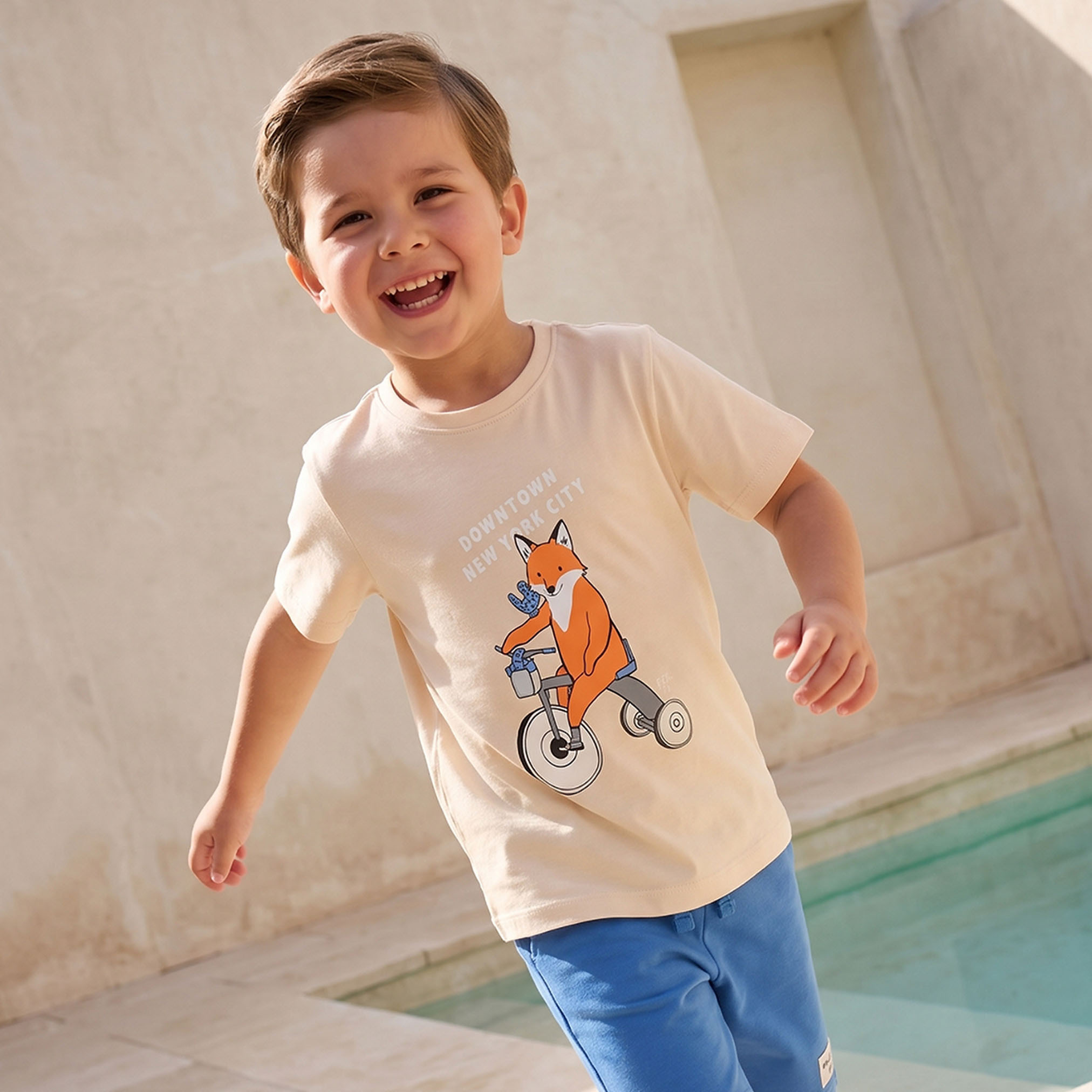 طقم تيشيرت بياقة مستديرة وأكمام قصيرة وتصاميم متنوعة قطعتين من جونيورز-boys-clothing-tshirtsandpolos-image-7