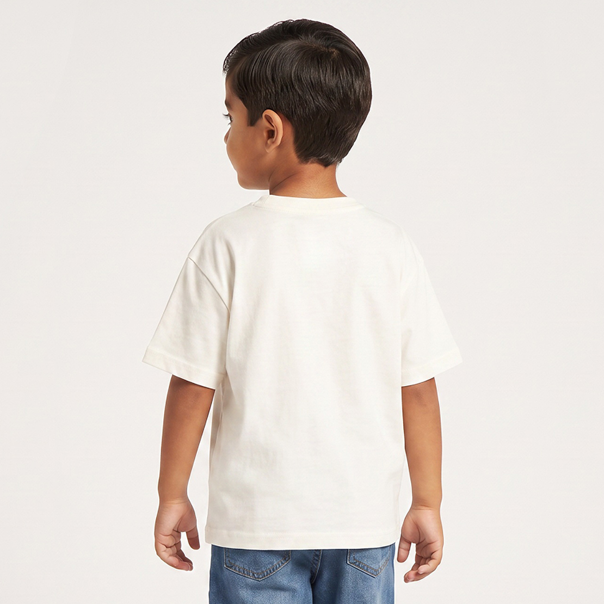 Juniors Crew Neck Short Sleeves T-shirt with Bear Print-boys-clothing-tshirtsandpolos-image-3