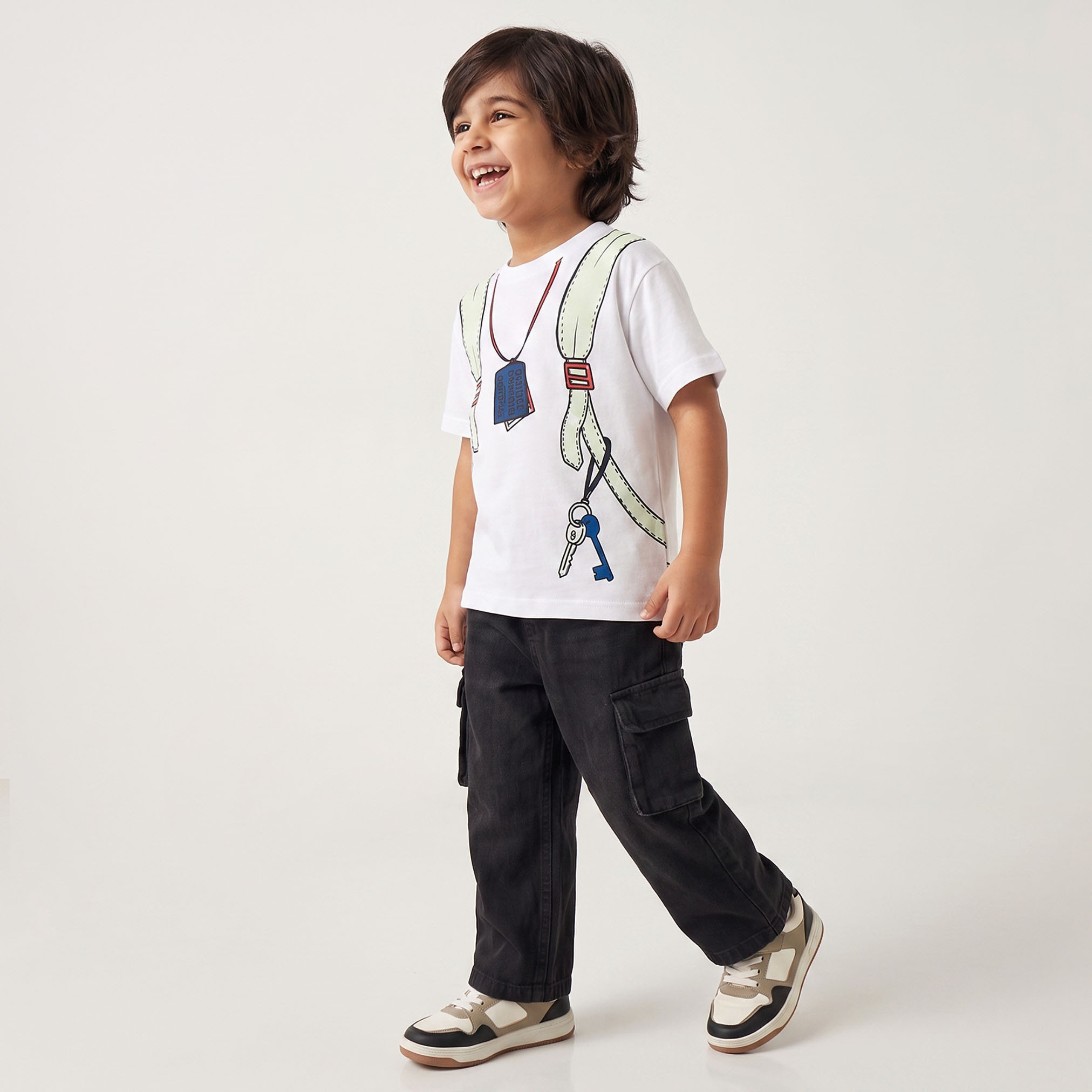 Juniors Crew Neck Short Sleeves T-shirt with Graphic Print-boys-clothing-tshirtsandpolos-image-5