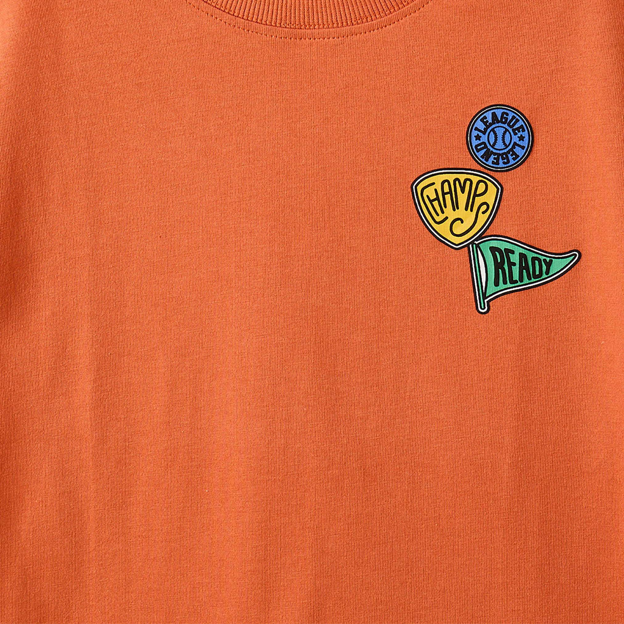 Juniors Crew Neck Short Sleeves T-shirt with Graphic Print-boys-clothing-tshirtsandpolos-image-4