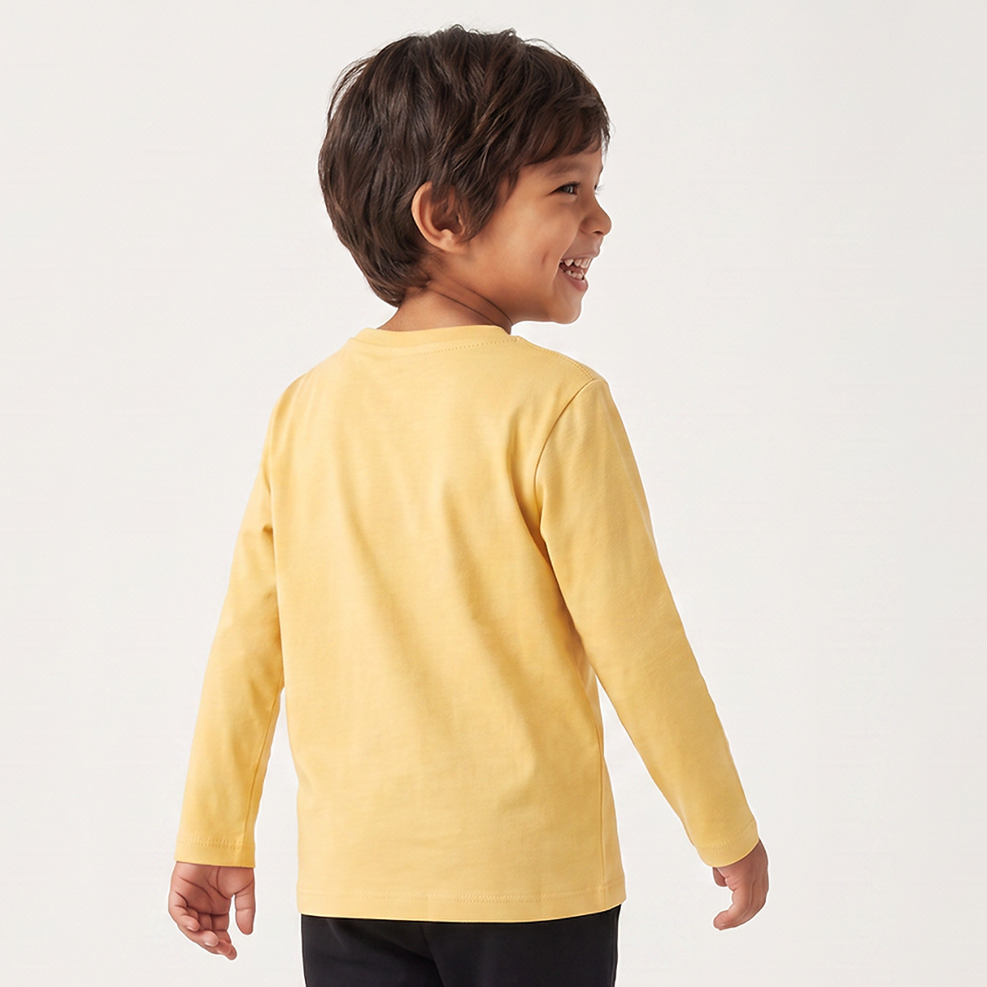 Juniors Crew Neck Long Sleeves T-shirt with Ski Print-boys-clothing-tshirtsandpolos-image-2