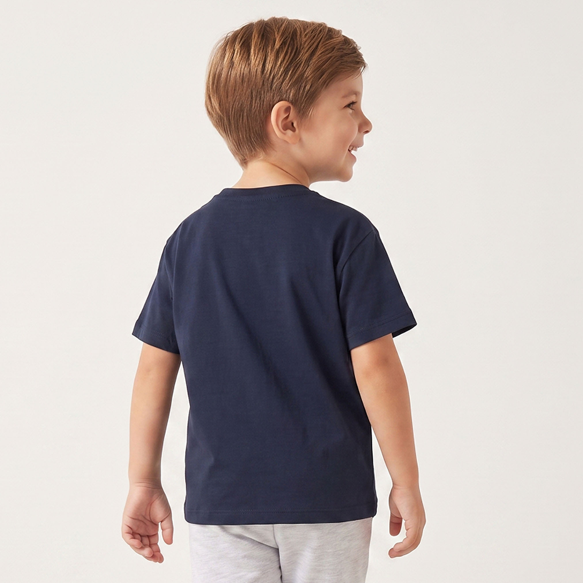 Juniors Crew Neck Short Sleeves T-shirt with Pocket-boys-clothing-tshirtsandpolos-image-2