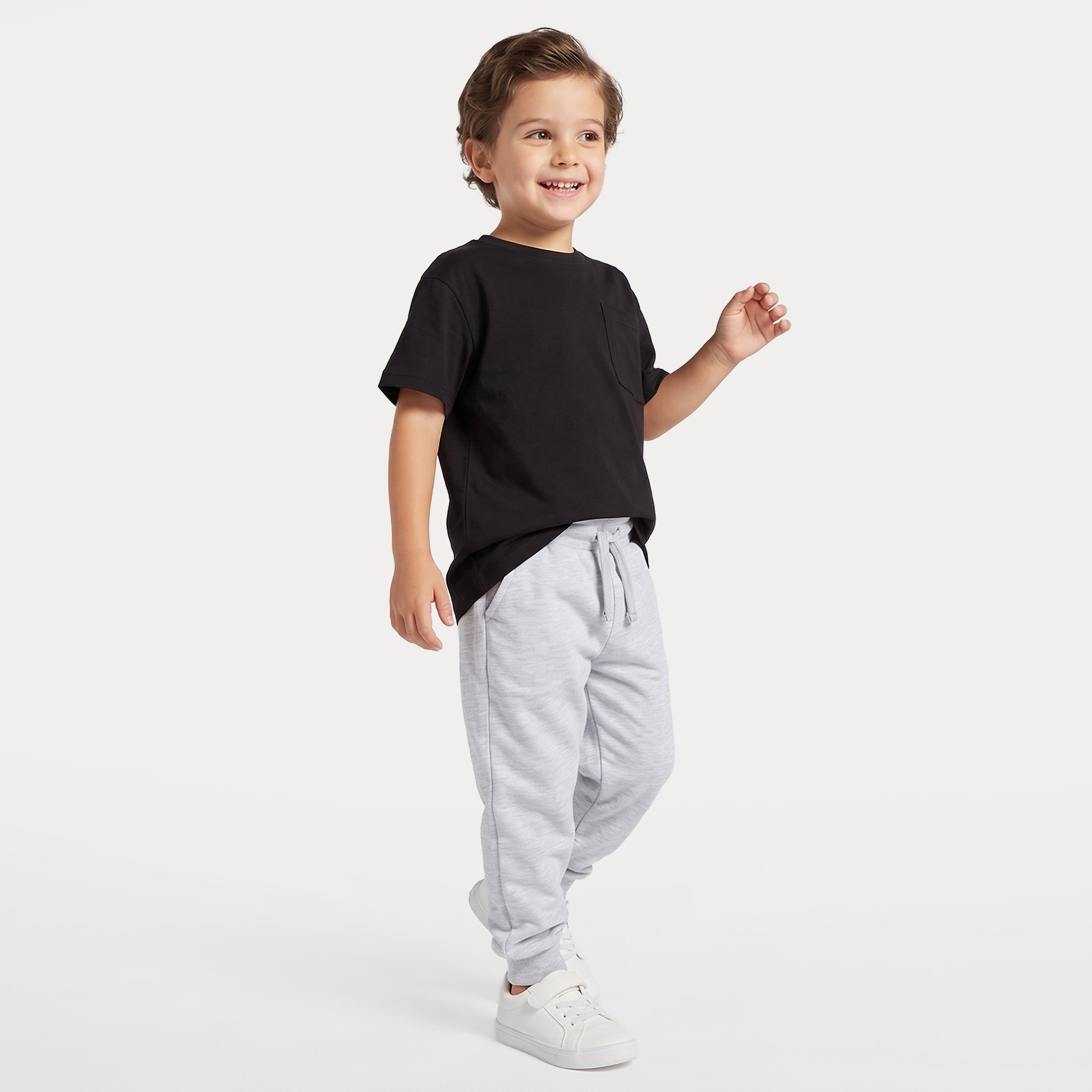 Juniors Crew Neck Short Sleeves T-shirt with Pocket-boys-clothing-tshirtsandpolos-image-2