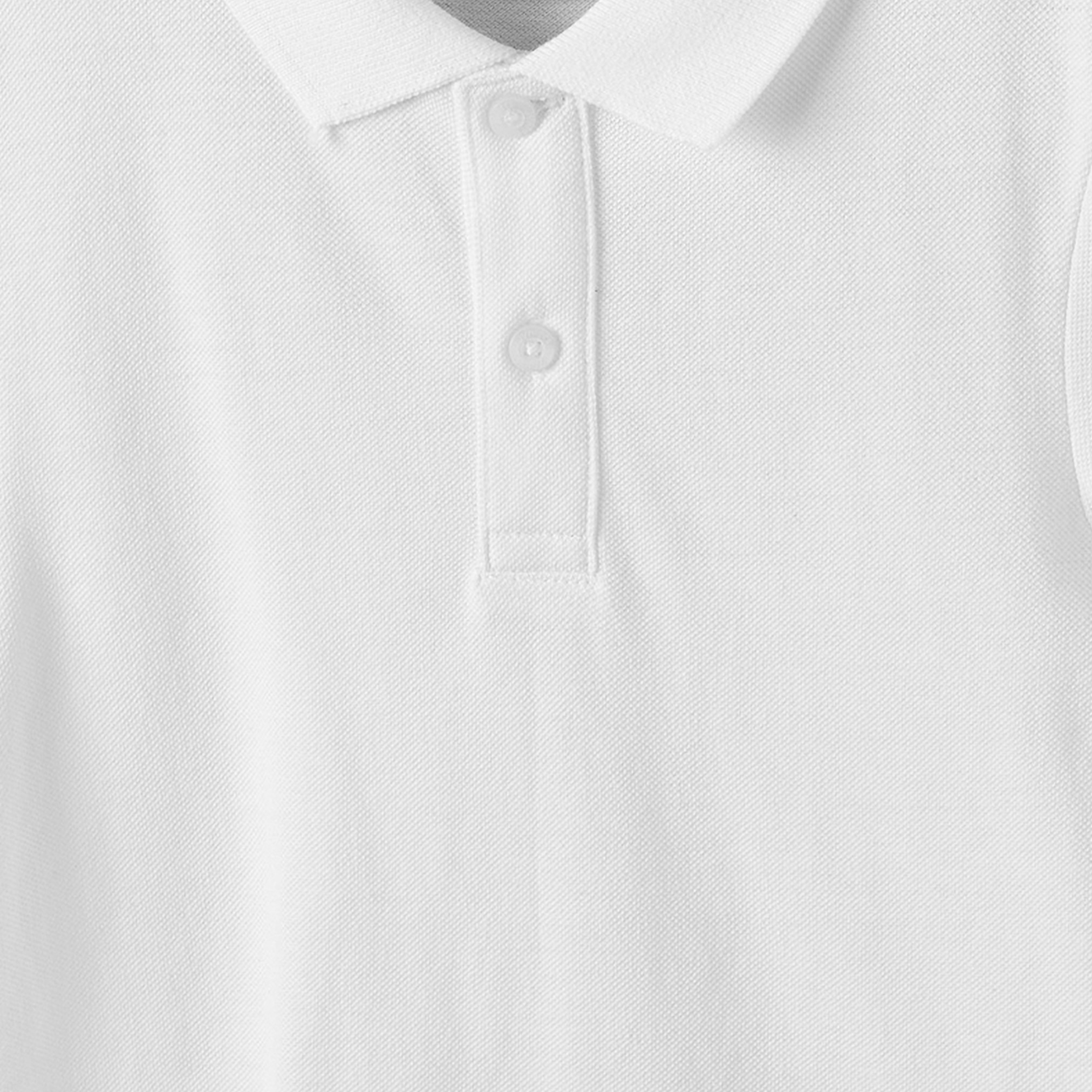 تيشيرت بياقة وأكمام قصيرة بتصميم بارز الملمس من جونيورز-boys-clothing-tshirtsandpolos-image-4