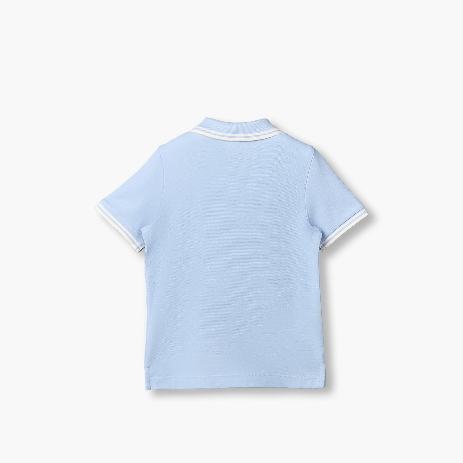 تيشيرت بياقة عادية وأكمام قصيرة وحواف متباينة من جونيورز-boys-clothing-tshirtsandpolos-image-3
