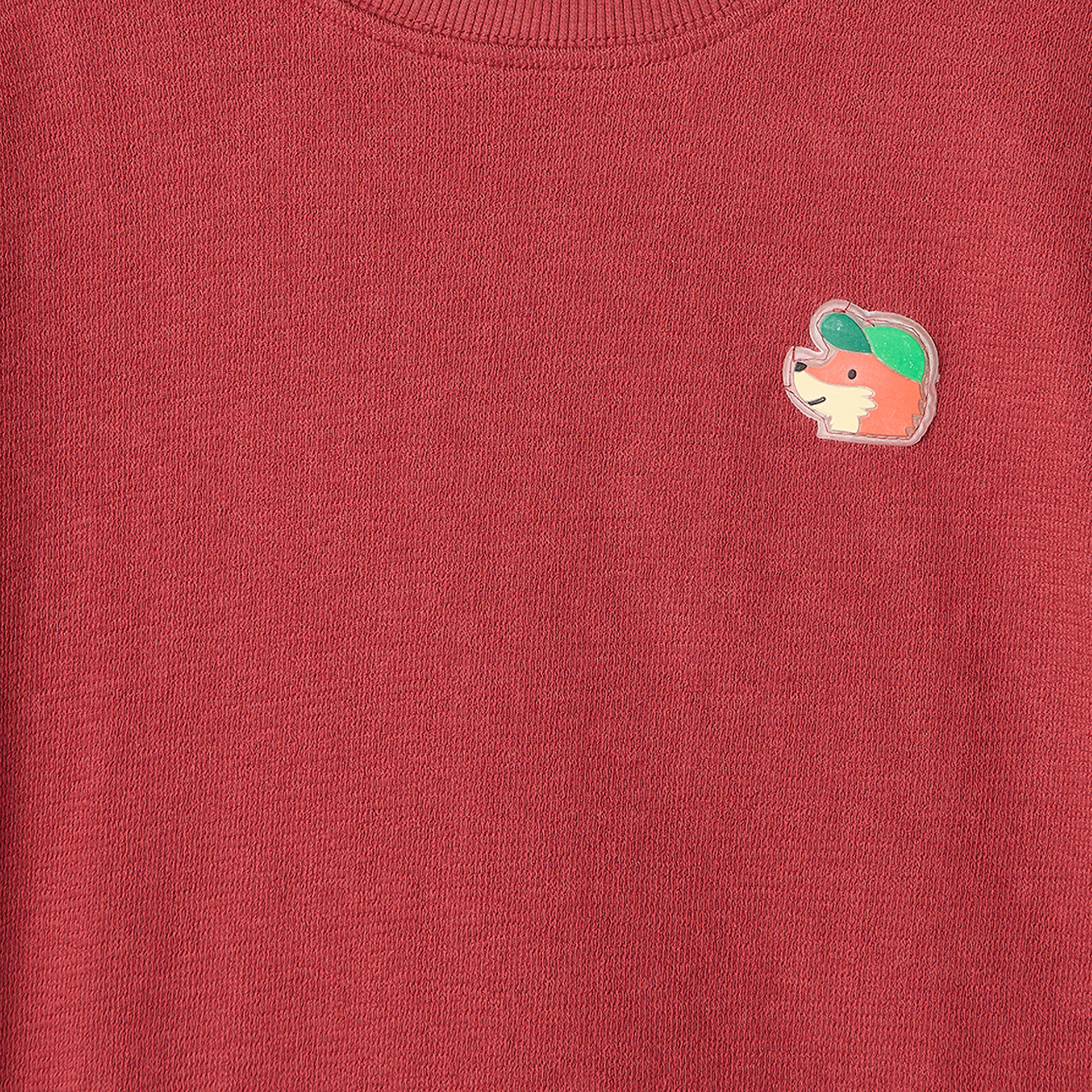 Juniors Crew Neck Short Sleeves T-shirt with Ribbed Design-boys-clothing-tshirtsandpolos-image-4