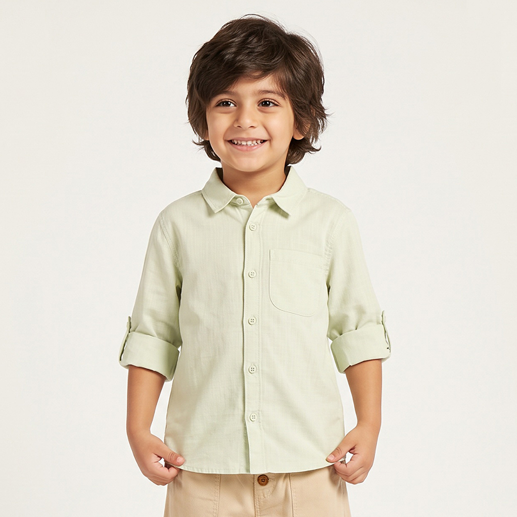 قميص بأكمام طويلة وجيب من جونيورز-boys-clothing-shirts-image-1