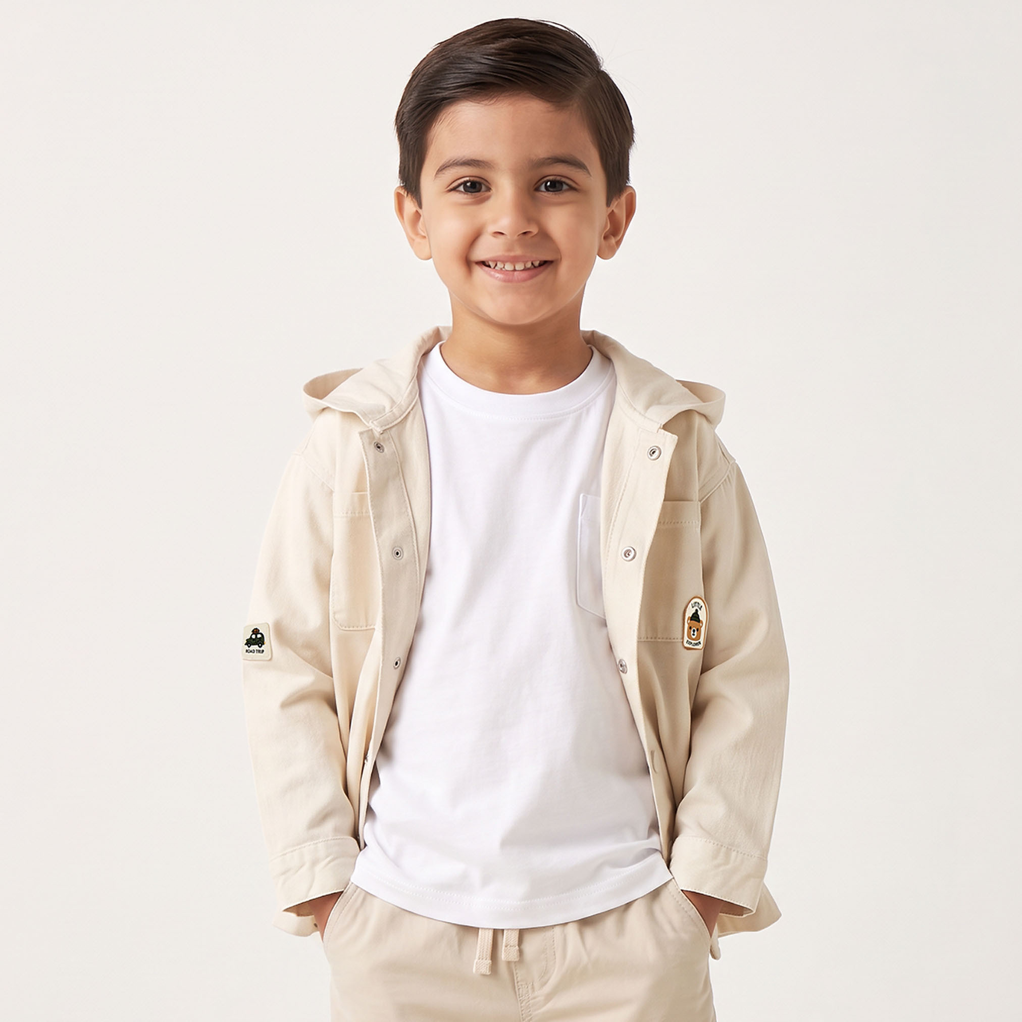 شاكيت مزين بأكمام طويلة من جونيورز-boys-clothing-shirts-image-1