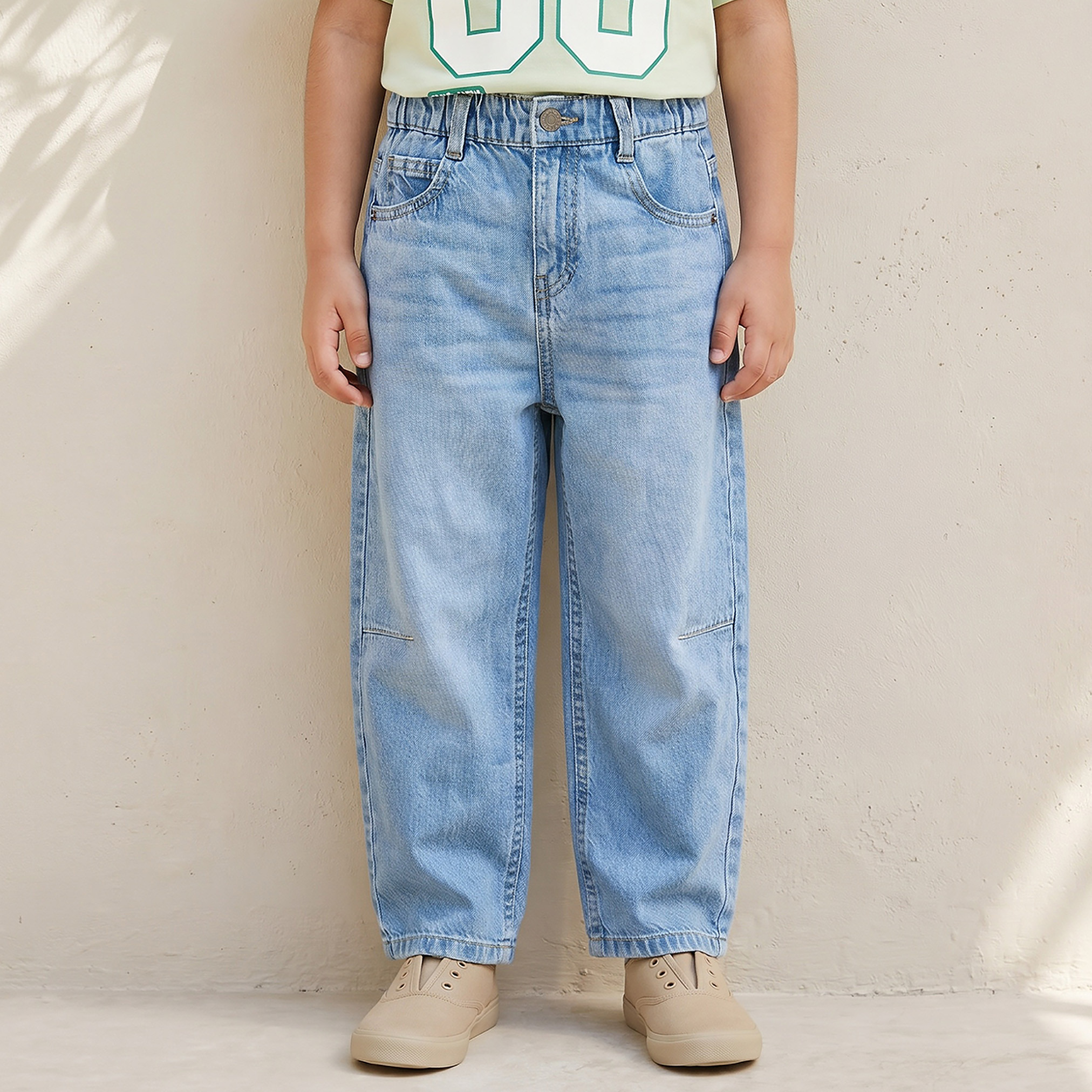 Juniors Mid Rise Balloon Fit Jeans with Pockets-boys-clothing-bottoms-jeans-image-1