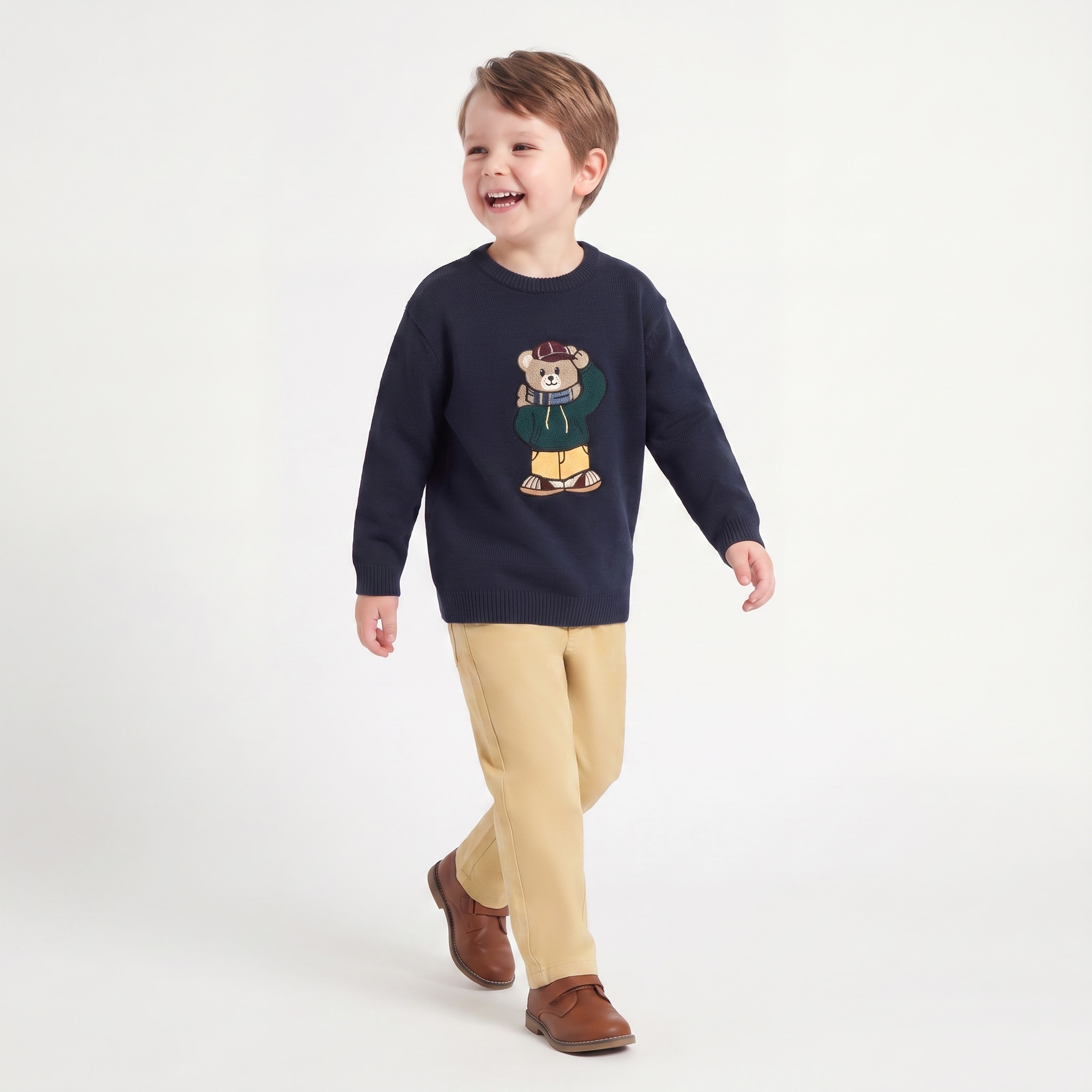 Juniors Trousers with Pockets, Button Closure-boys-clothing-bottoms-trousers-image-5