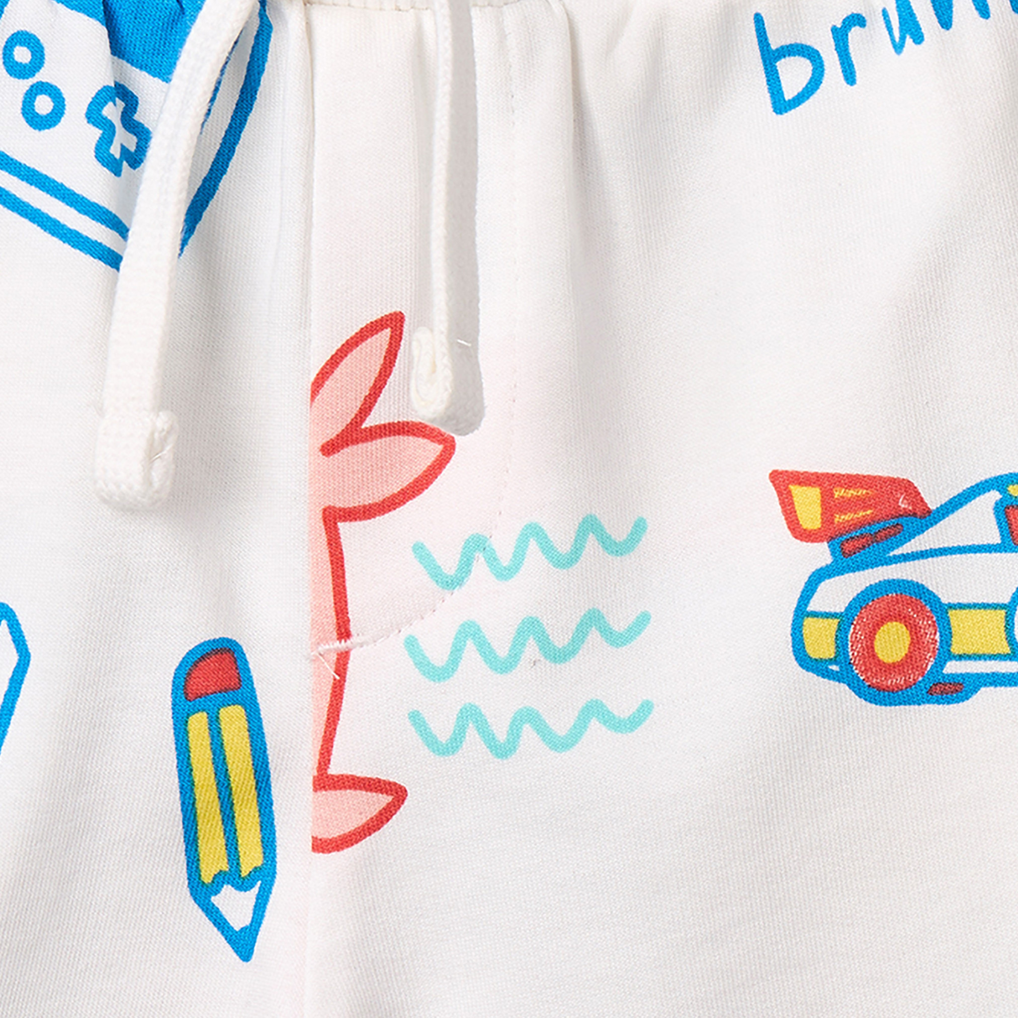 شورت بطول الركبة بخصر برباط شد وطبعة ألعاب من جونيورز-baby-boys-clothing-bottoms-shorts-image-4