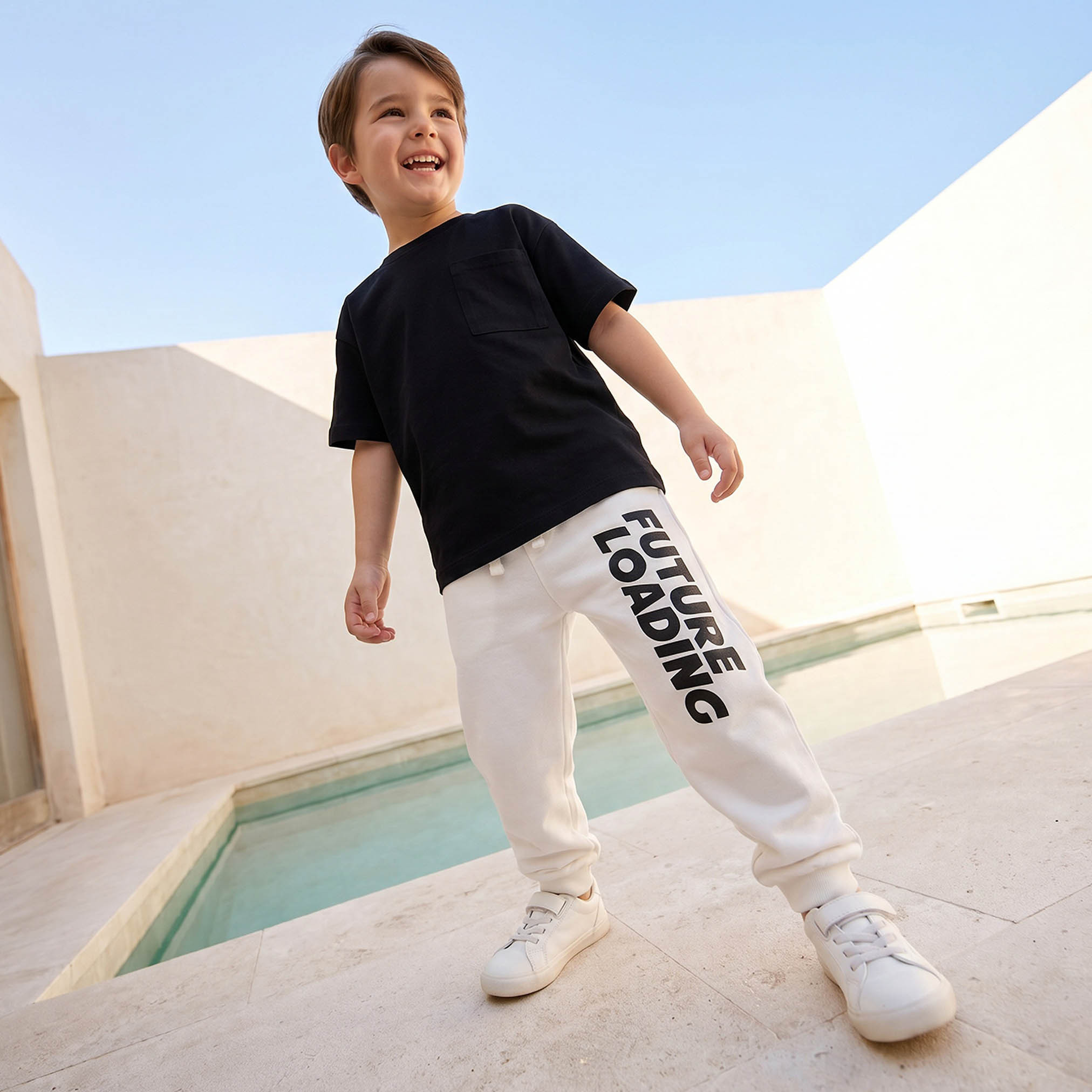 بنطلون جوغرز بخصر مطاطي وطبعة عصرية من جونيورز-boys-clothing-bottoms-joggersandtrackpants-image-2