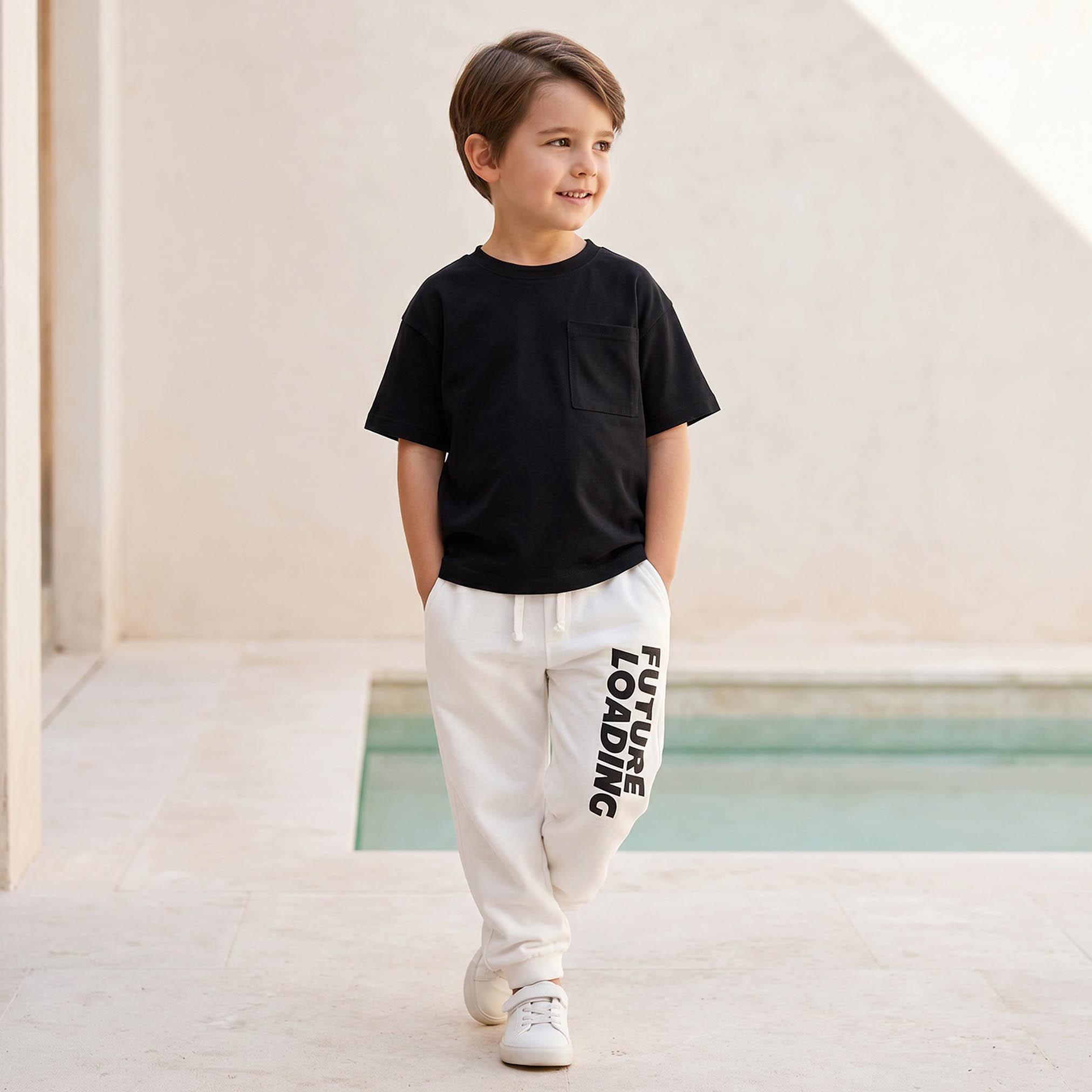بنطلون جوغرز بخصر مطاطي وطبعة عصرية من جونيورز-boys-clothing-bottoms-joggersandtrackpants-image-5