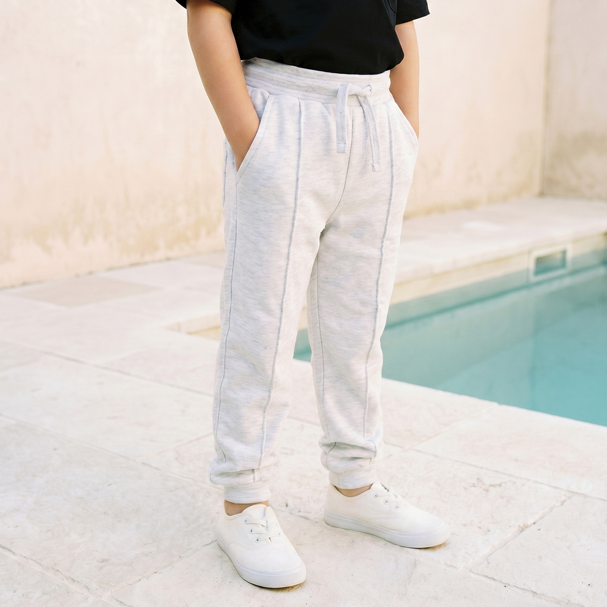 Juniors Drawstring Waist Joggers with Pockets-boys-clothing-bottoms-joggersandtrackpants-image-1