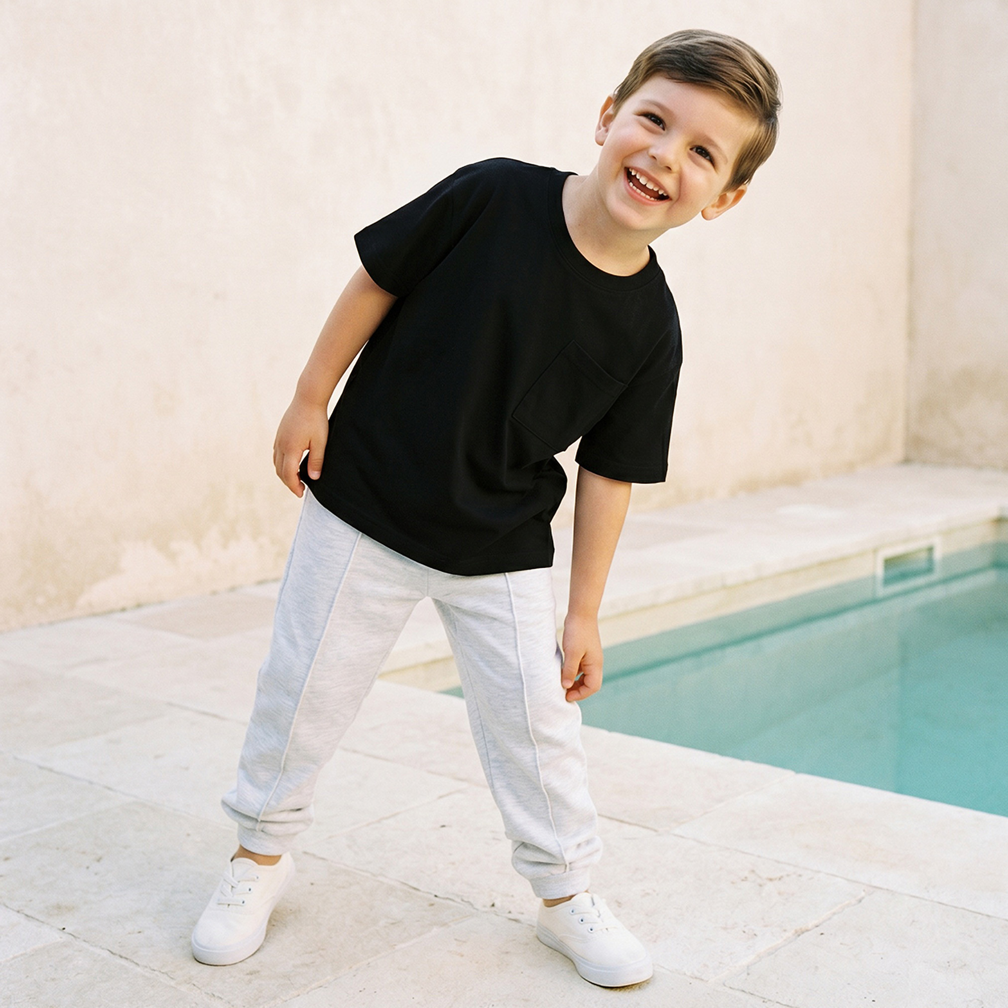 Juniors Drawstring Waist Joggers with Pockets-boys-clothing-bottoms-joggersandtrackpants-image-2
