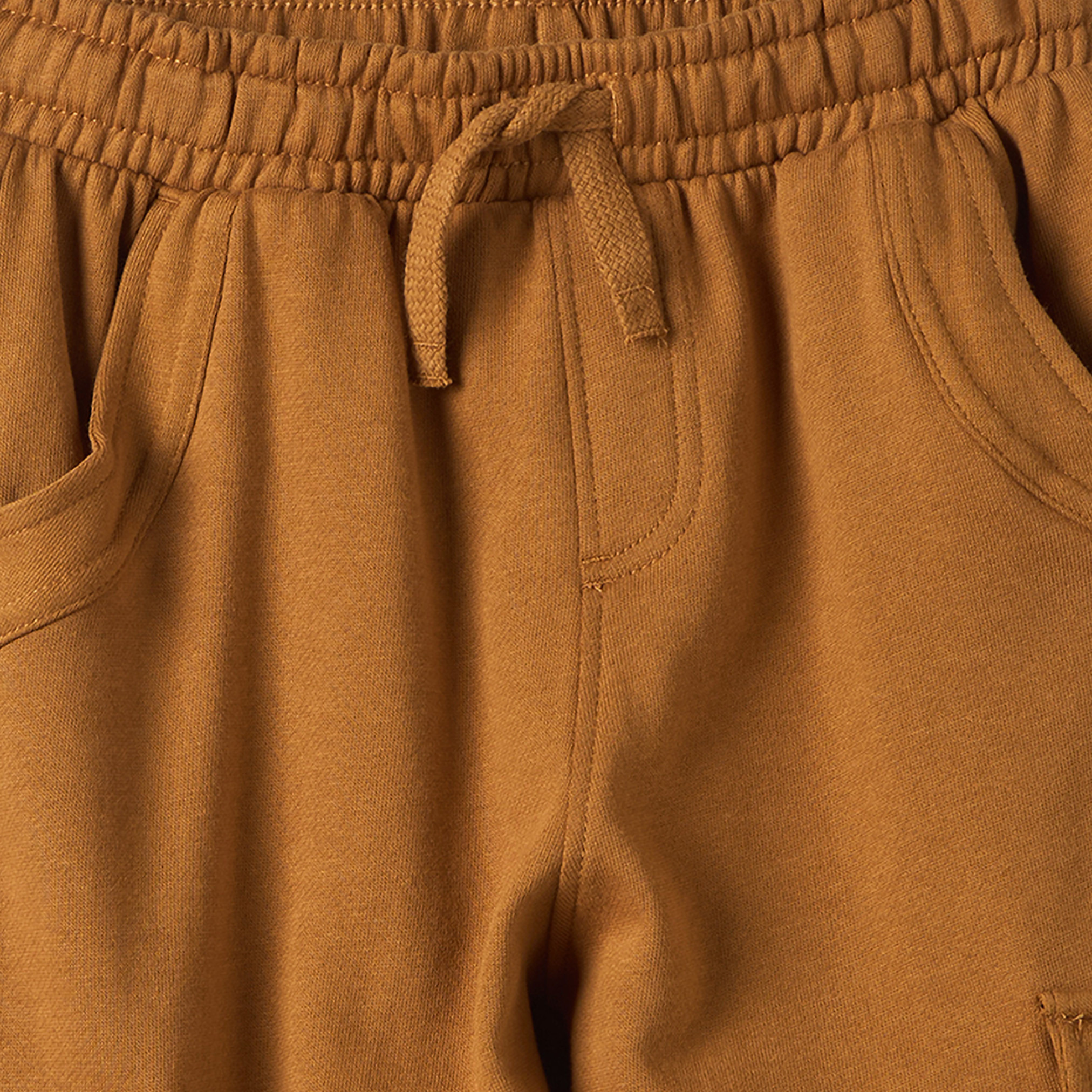 بنطلون كارجو بخصر مطاطي ورباط وجيوب من جونيورز-boys-clothing-bottoms-joggersandtrackpants-image-4