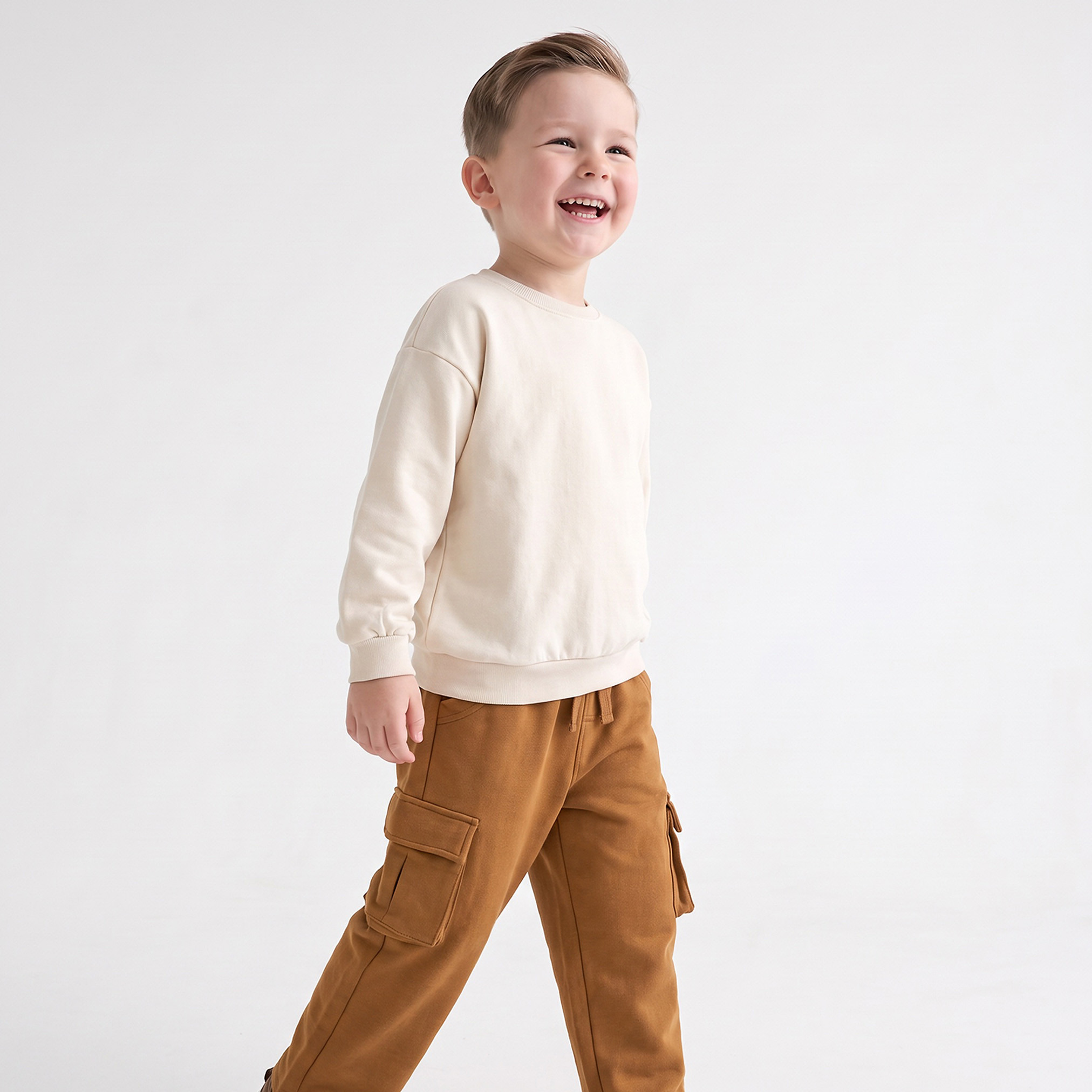 بنطلون كارجو بخصر مطاطي ورباط وجيوب من جونيورز-boys-clothing-bottoms-joggersandtrackpants-image-5