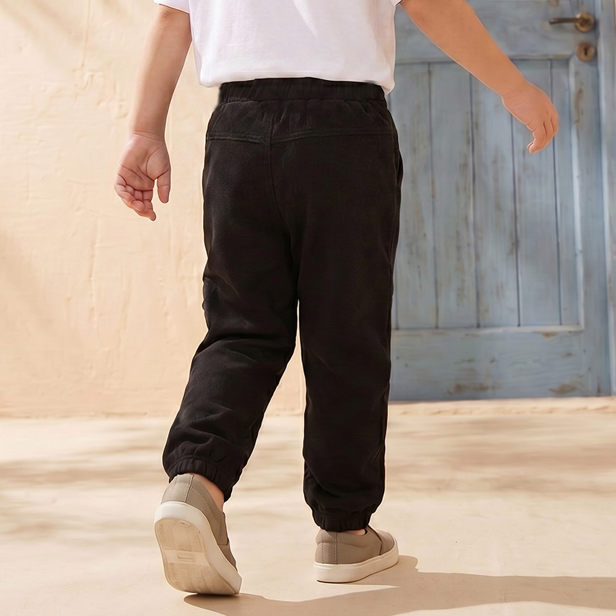 Juniors Drawstring Waist Joggers with Pockets-boys-clothing-bottoms-joggersandtrackpants-image-3