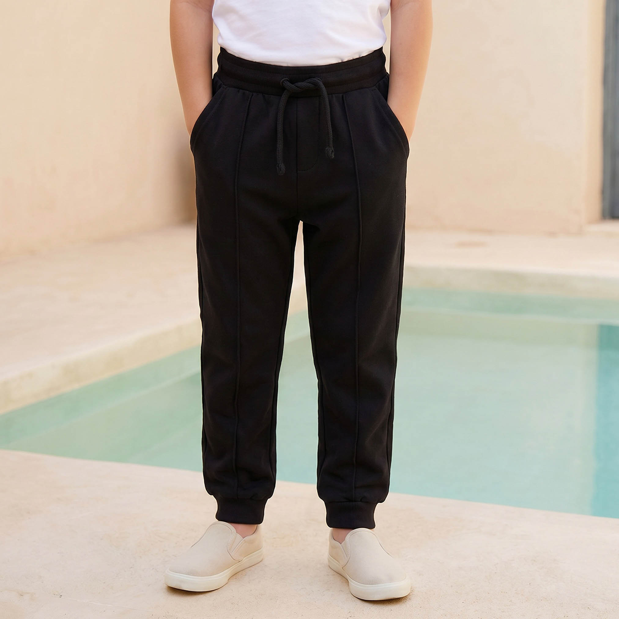 Juniors Drawstring Waistband Joggers with Pockets-boys-clothing-bottoms-joggersandtrackpants-image-1