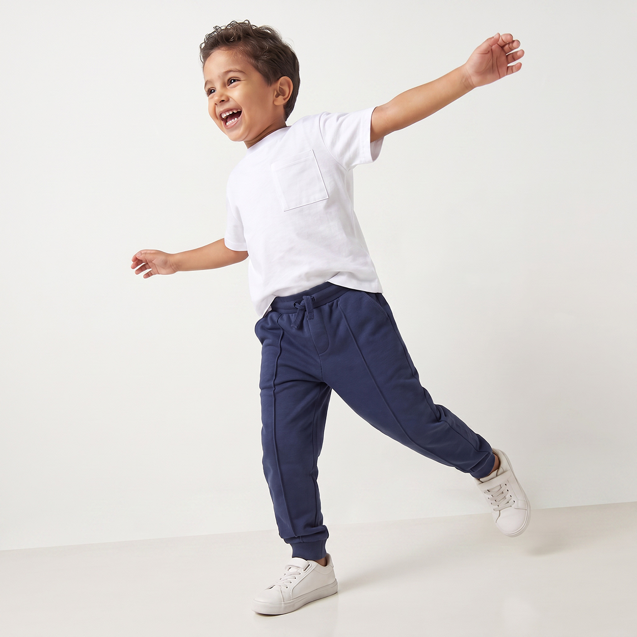 Pack of 2 Juniors Elasticated Drawstring Joggers with Pockets-boys-clothing-bottoms-joggersandtrackpants-image-6