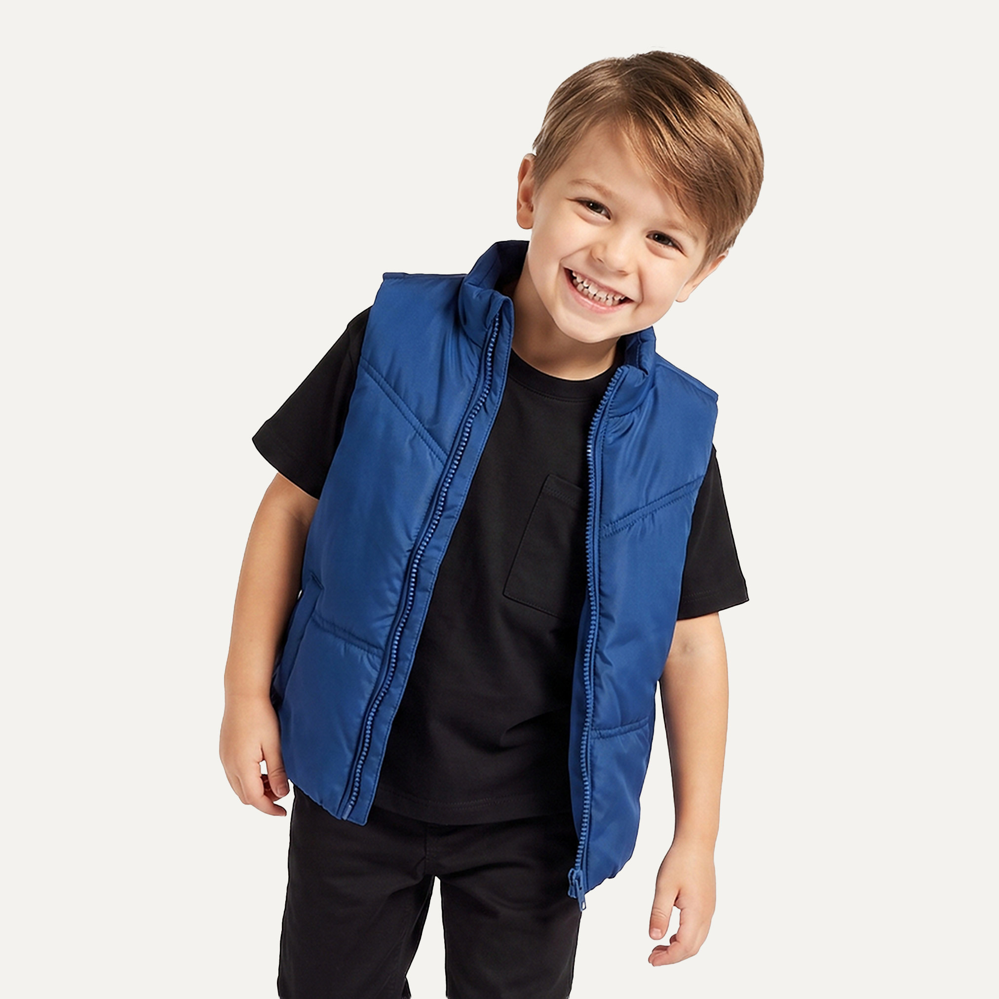 Juniors Puffer Gilet with Hood-boys-clothing-jacketsandcoats-image-1