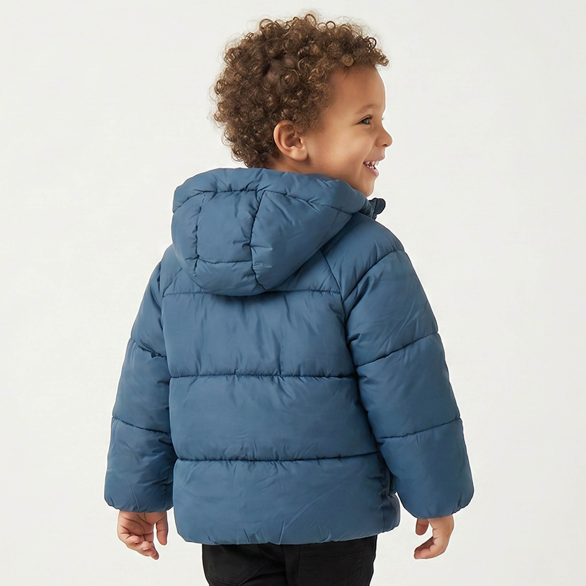 جاكيت بفر بطبقة مبطنة بغطاء رأس وأكمام طويلة بسحاب إغلاق من جونيورز-boys-clothing-jacketsandcoats-image-3