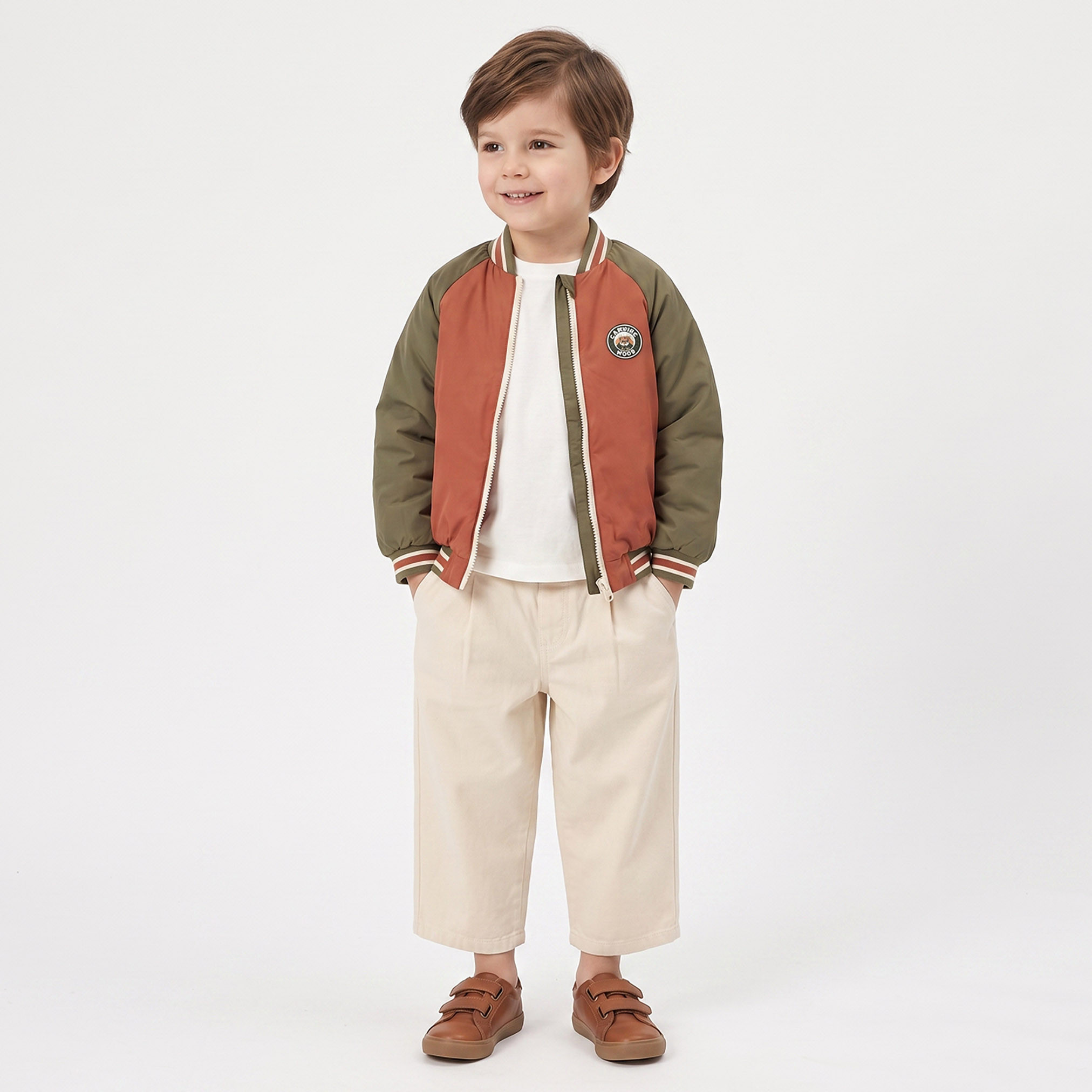 جاكيت بومبر بتصميم ألوان متعددة مع سحاب إغلاق من جونيورز-boys-clothing-jacketsandcoats-image-5