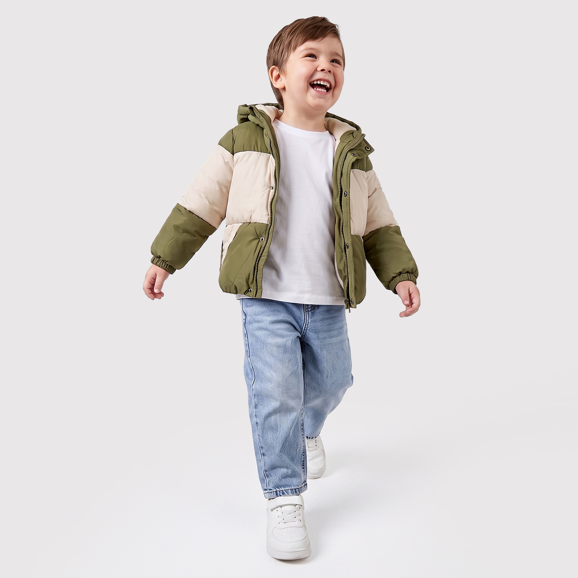 Juniors Colourblock Puffer Jacket with Hood-boys-clothing-jacketsandcoats-image-2