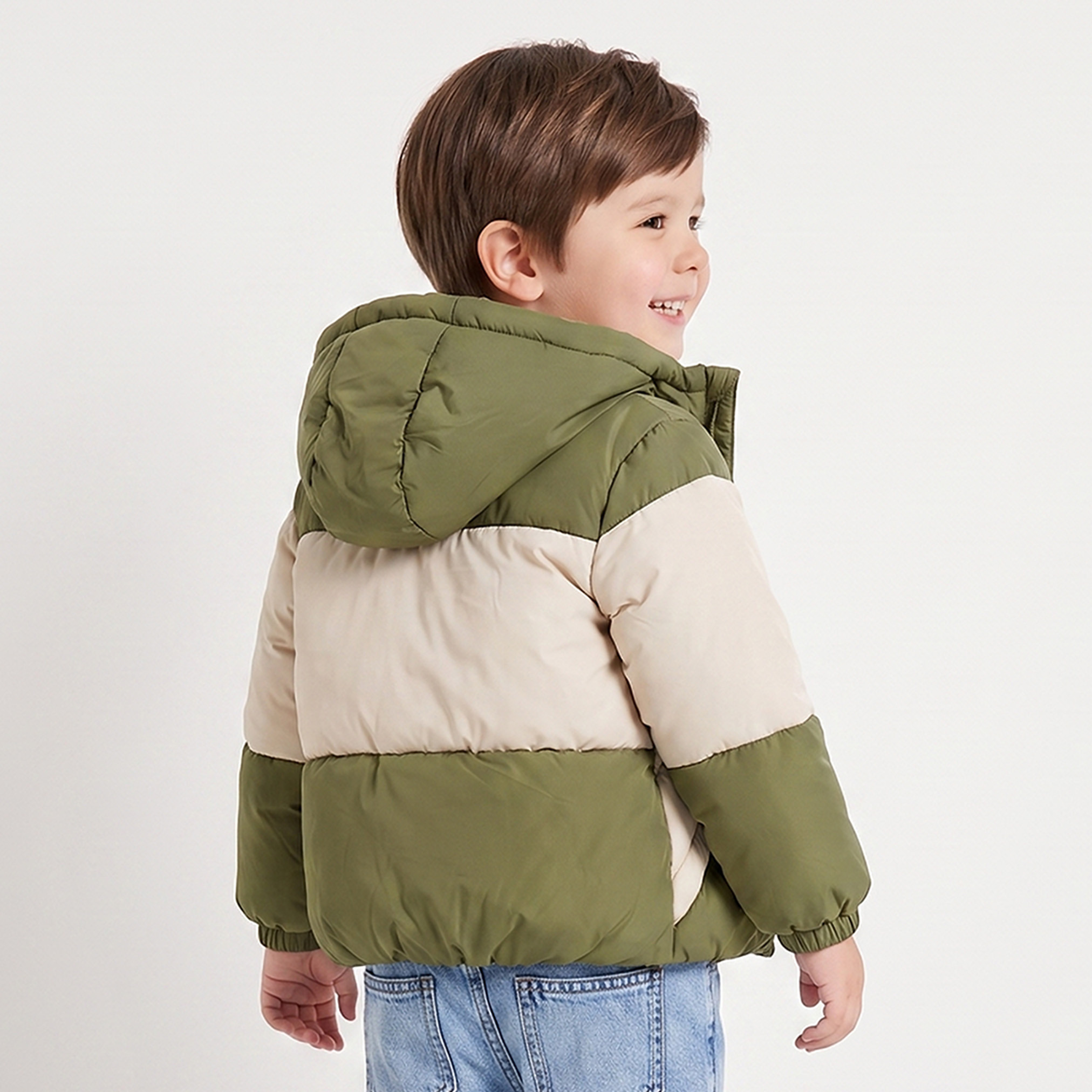 Juniors Colourblock Puffer Jacket with Hood-boys-clothing-jacketsandcoats-image-3