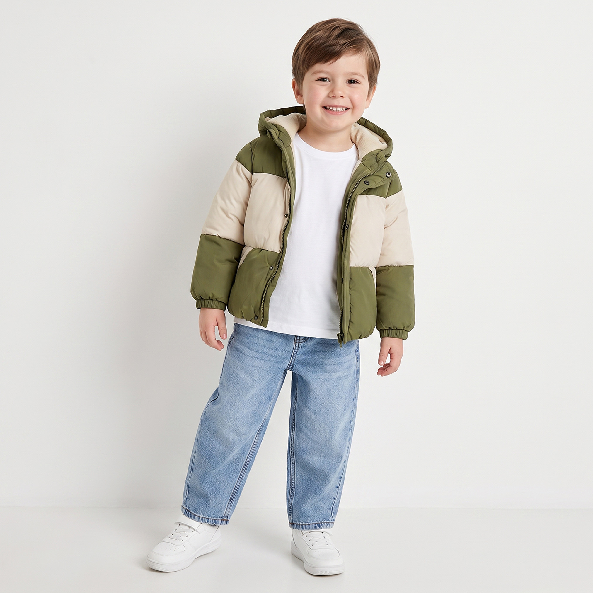 Juniors Colourblock Puffer Jacket with Hood-boys-clothing-jacketsandcoats-image-5