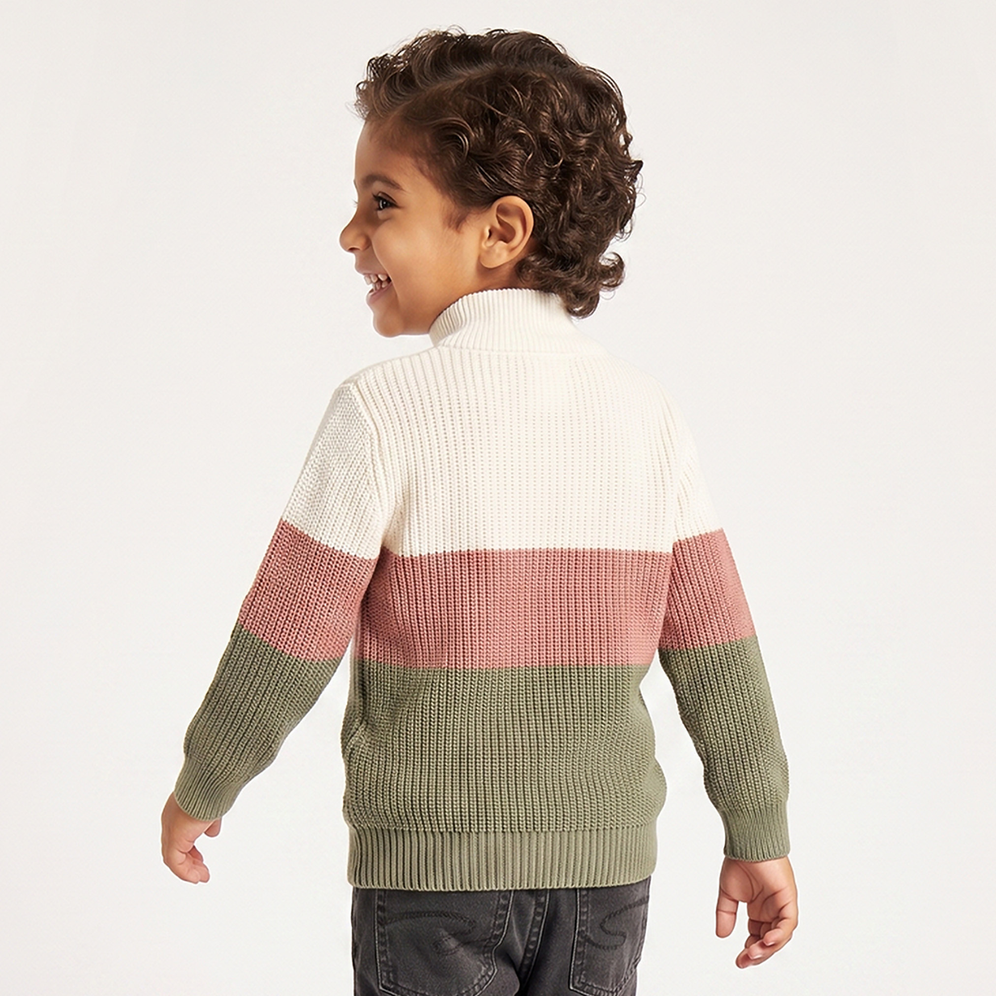 Juniors Colourblock Sweater with Long Sleeves-baby-boys-clothing-winterwear-jumpersandcardigans-image-3