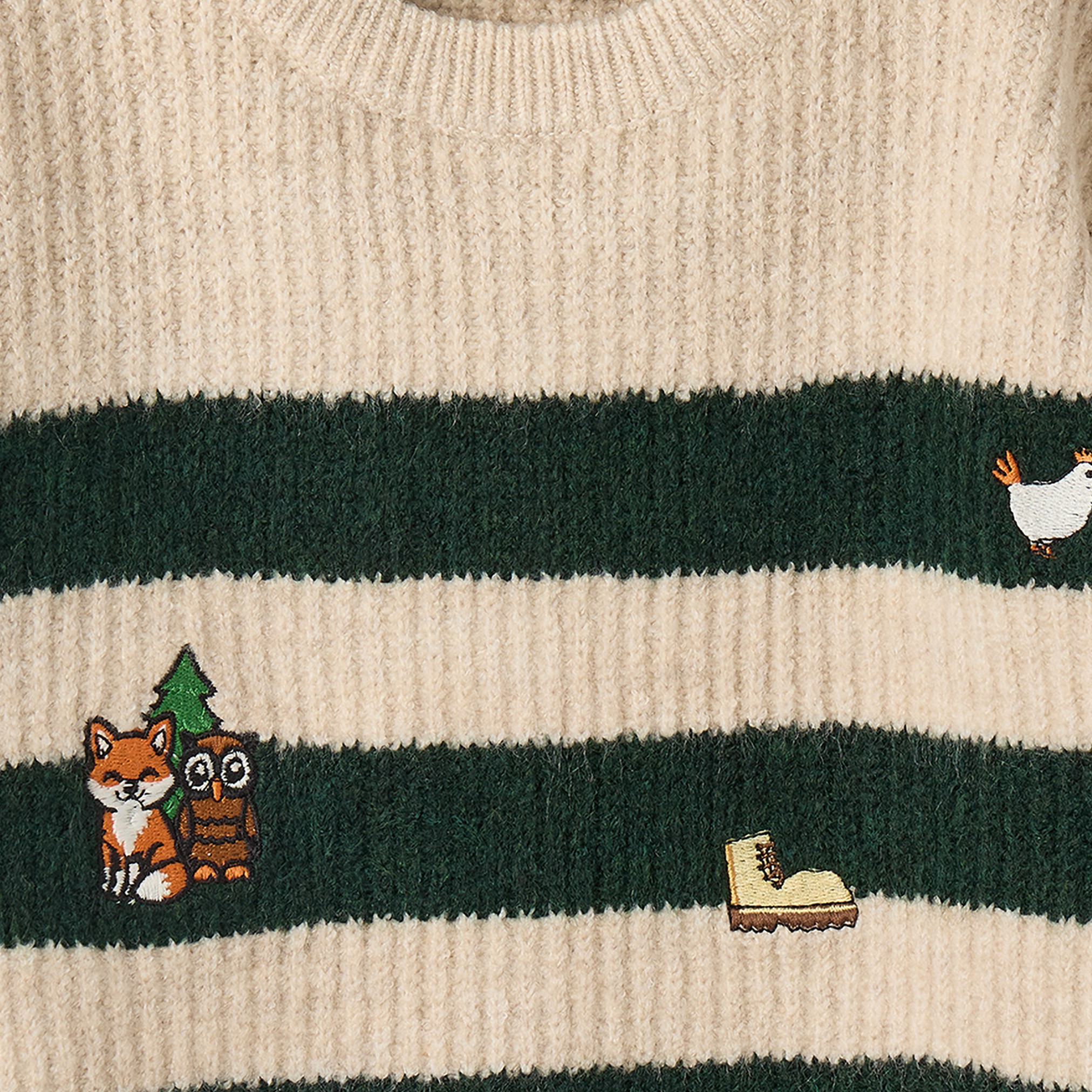 Juniors Striped Sweater with Long Sleeves-baby-boys-clothing-winterwear-jumpersandcardigans-image-4