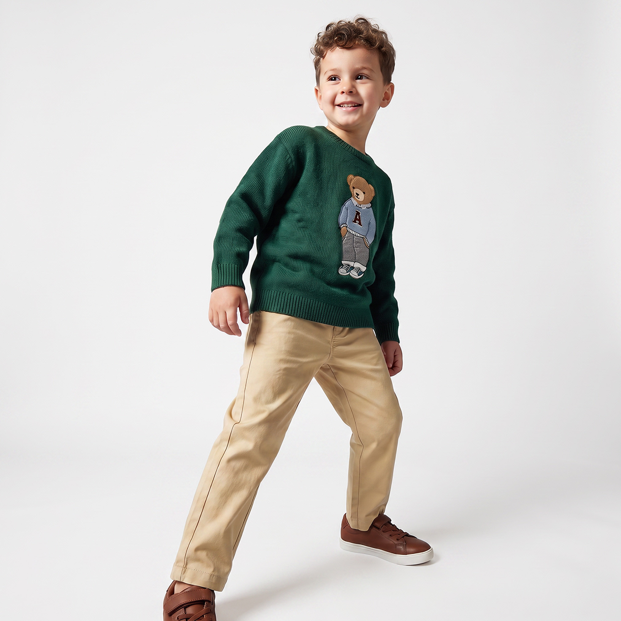 سويتر بأكمام طويلة مع تطريز دب من جونيورز-baby-boys-clothing-winterwear-jumpersandcardigans-image-5