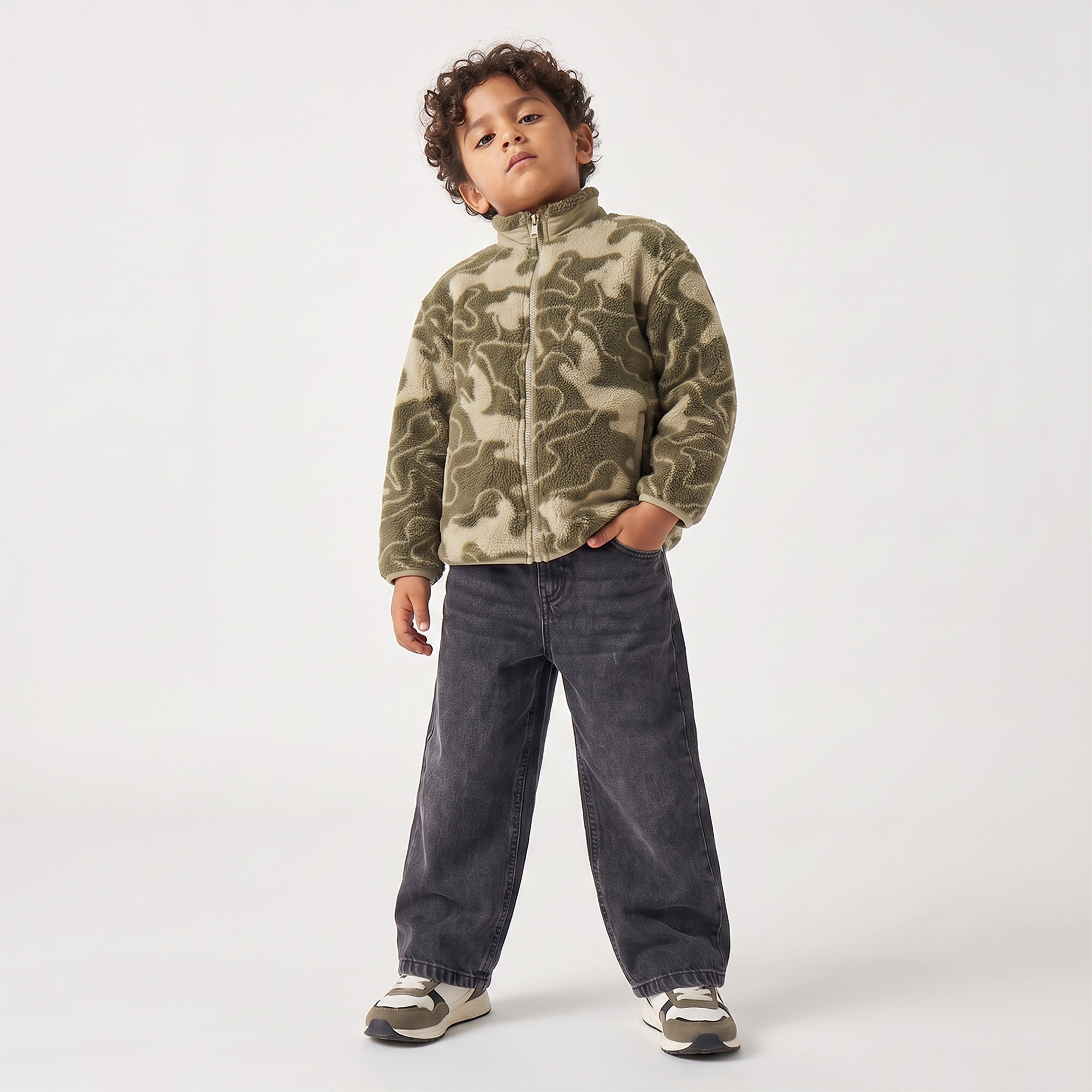 Juniors Camouflage Print Jacket with Long Sleeves-boys-clothing-jacketsandcoats-image-2