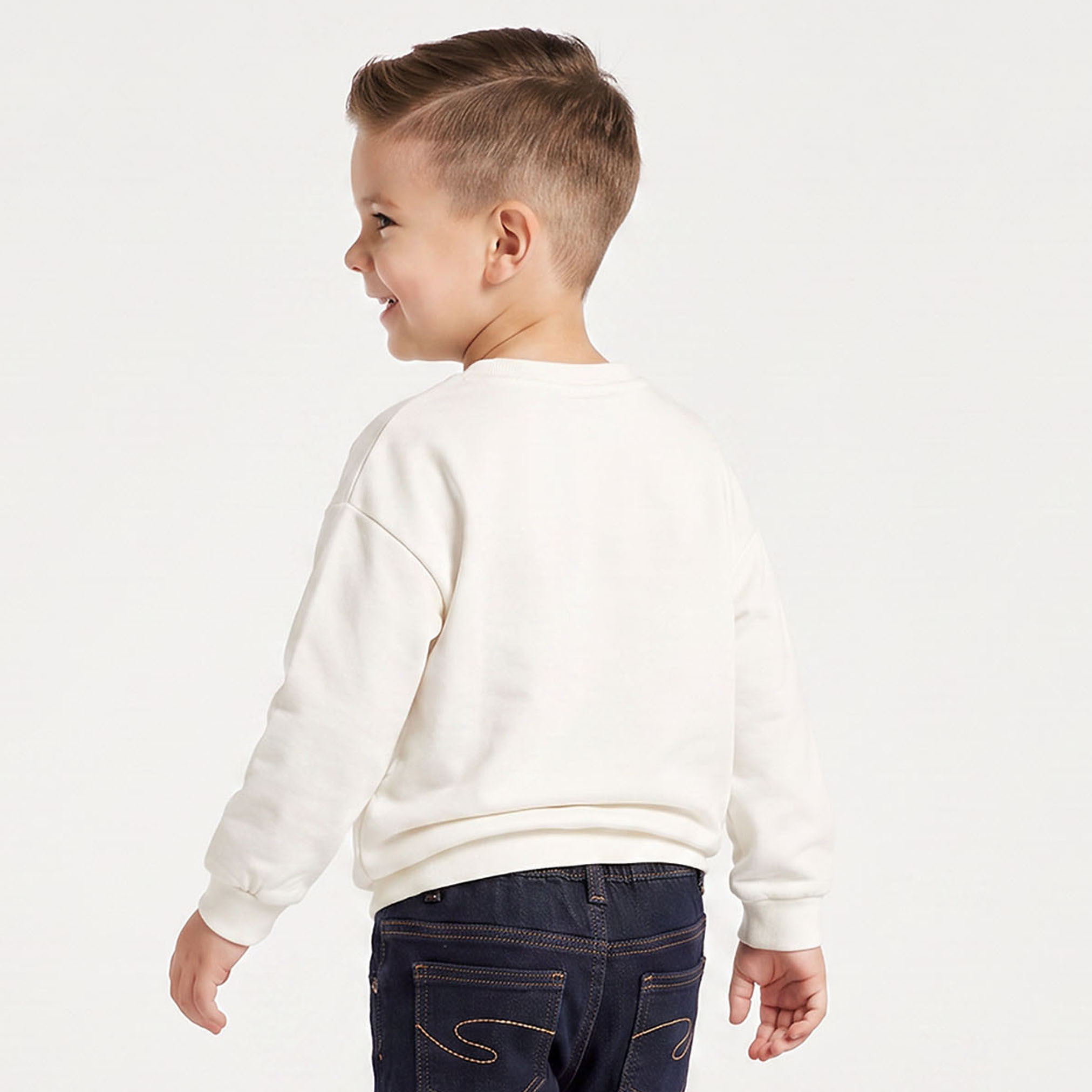 Juniors Graphic Print Sweatshirt with Ribbed Trim-baby-boys-clothing-winterwear-sweatshirts-image-2