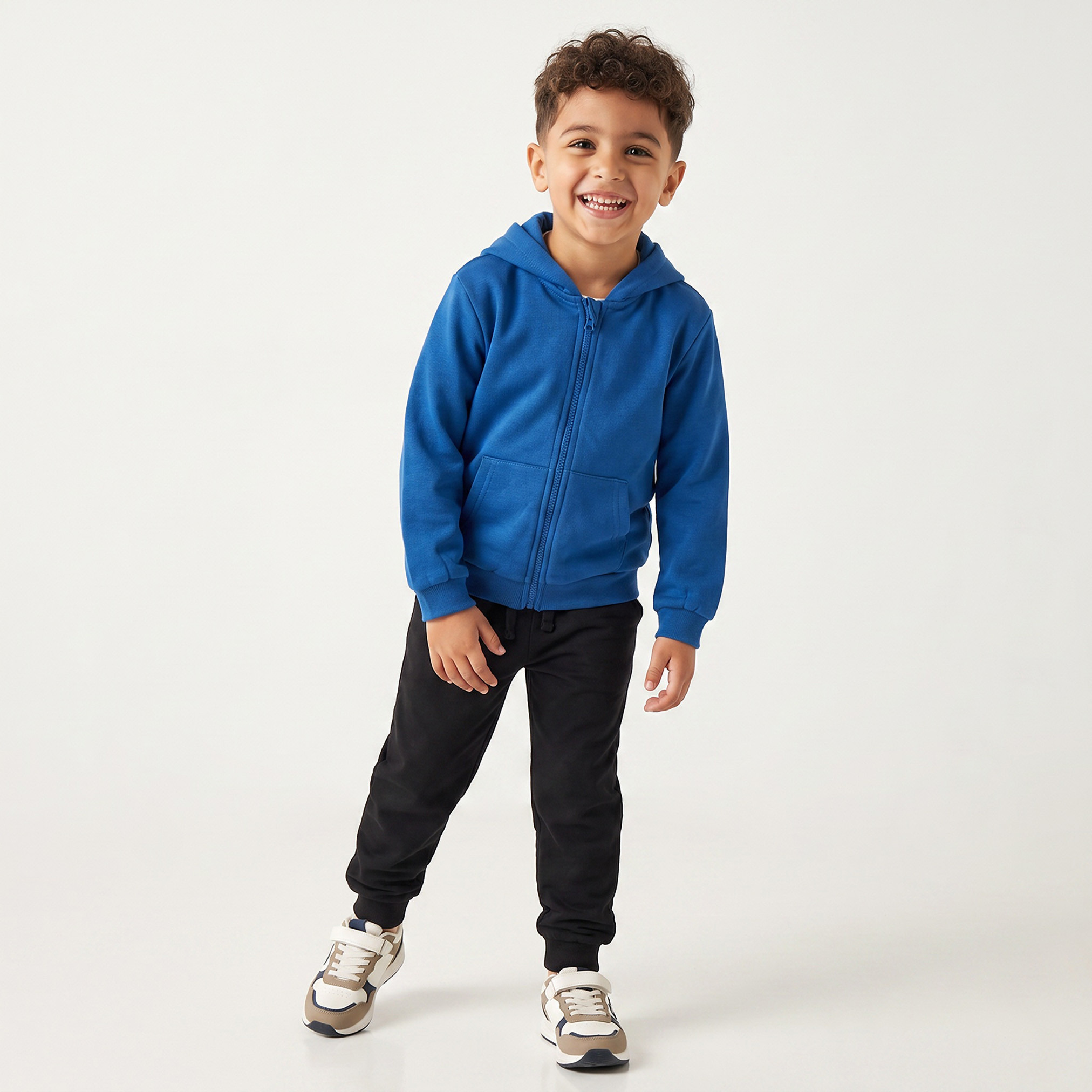 Juniors Hooded Sweatshirt with Long Sleeves-baby-boys-clothing-winterwear-sweatshirts-image-3