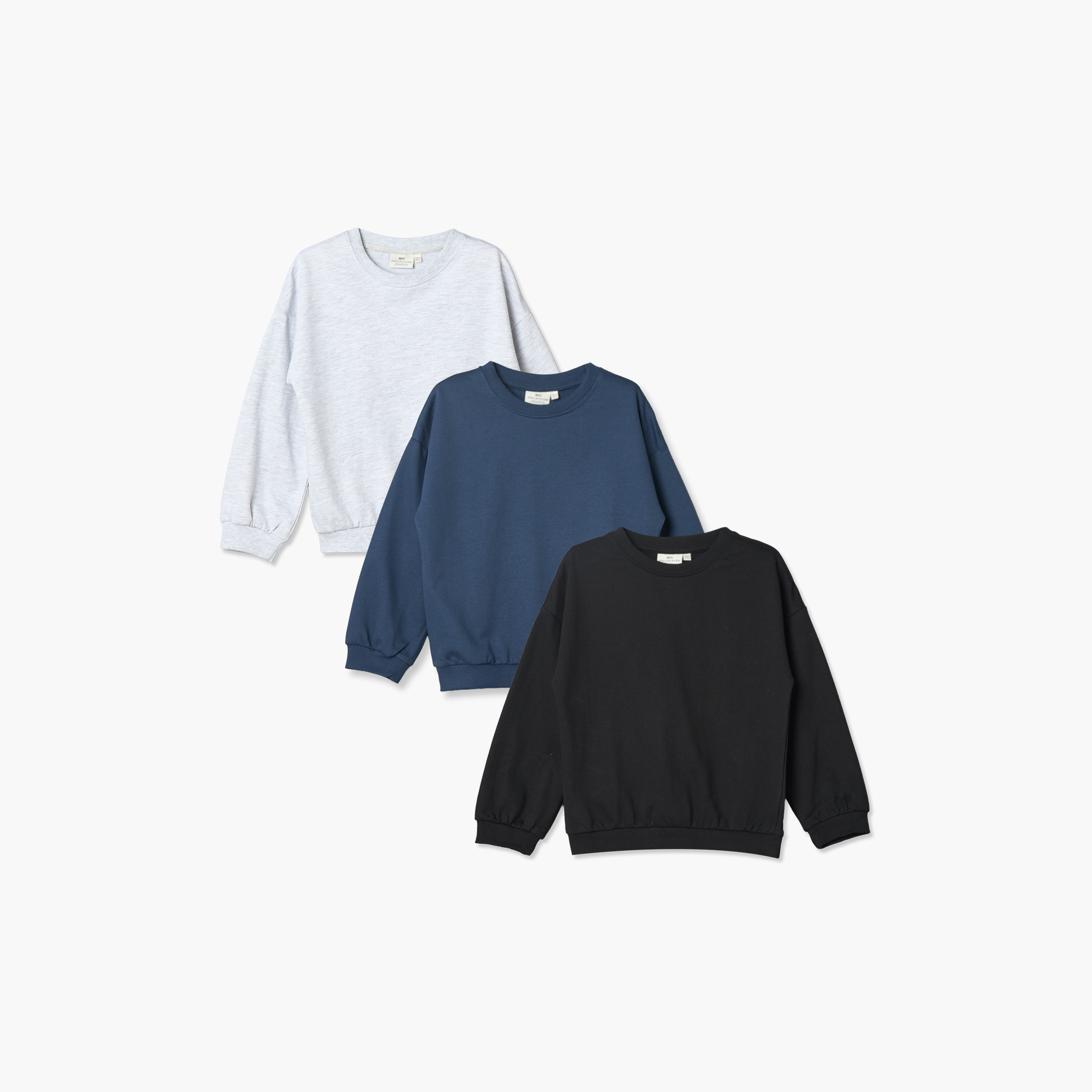 سويت شيرتات بأكمام طويلة من جونيورز - عبوة 3 قطع-baby-boys-clothing-winterwear-sweatshirts-image-1