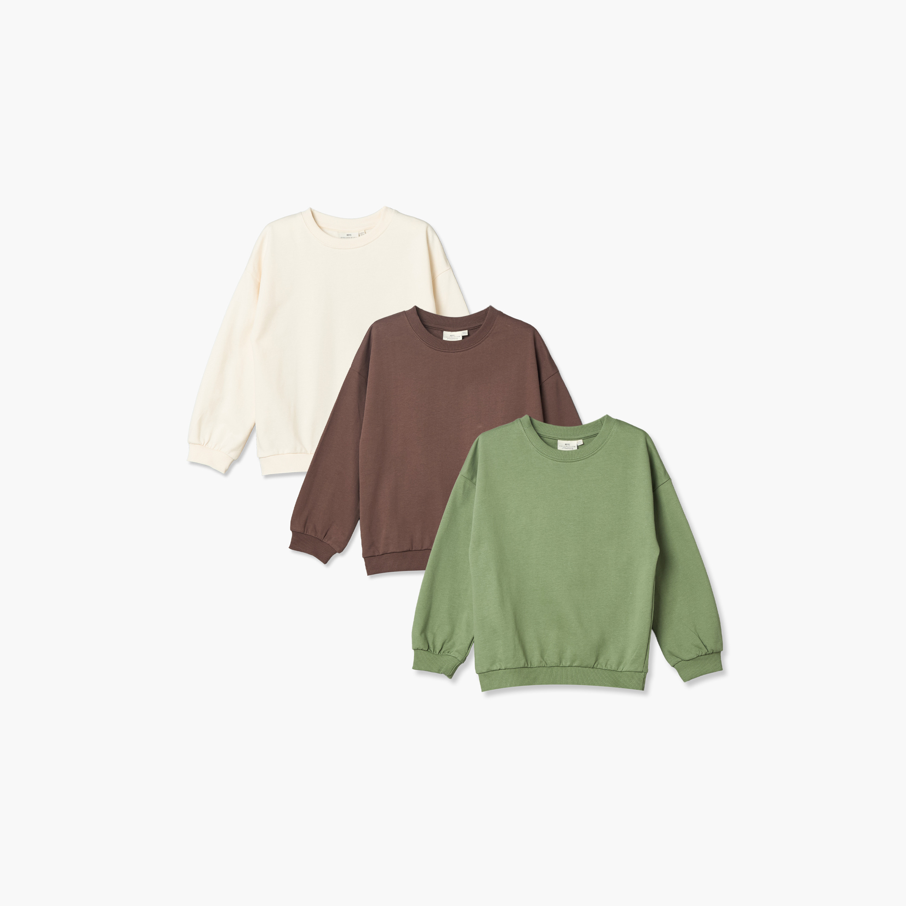 سويت شيرتات بأكمام طويلة من جونيورز - عبوة 3 قطع-baby-boys-clothing-winterwear-sweatshirts-image-1