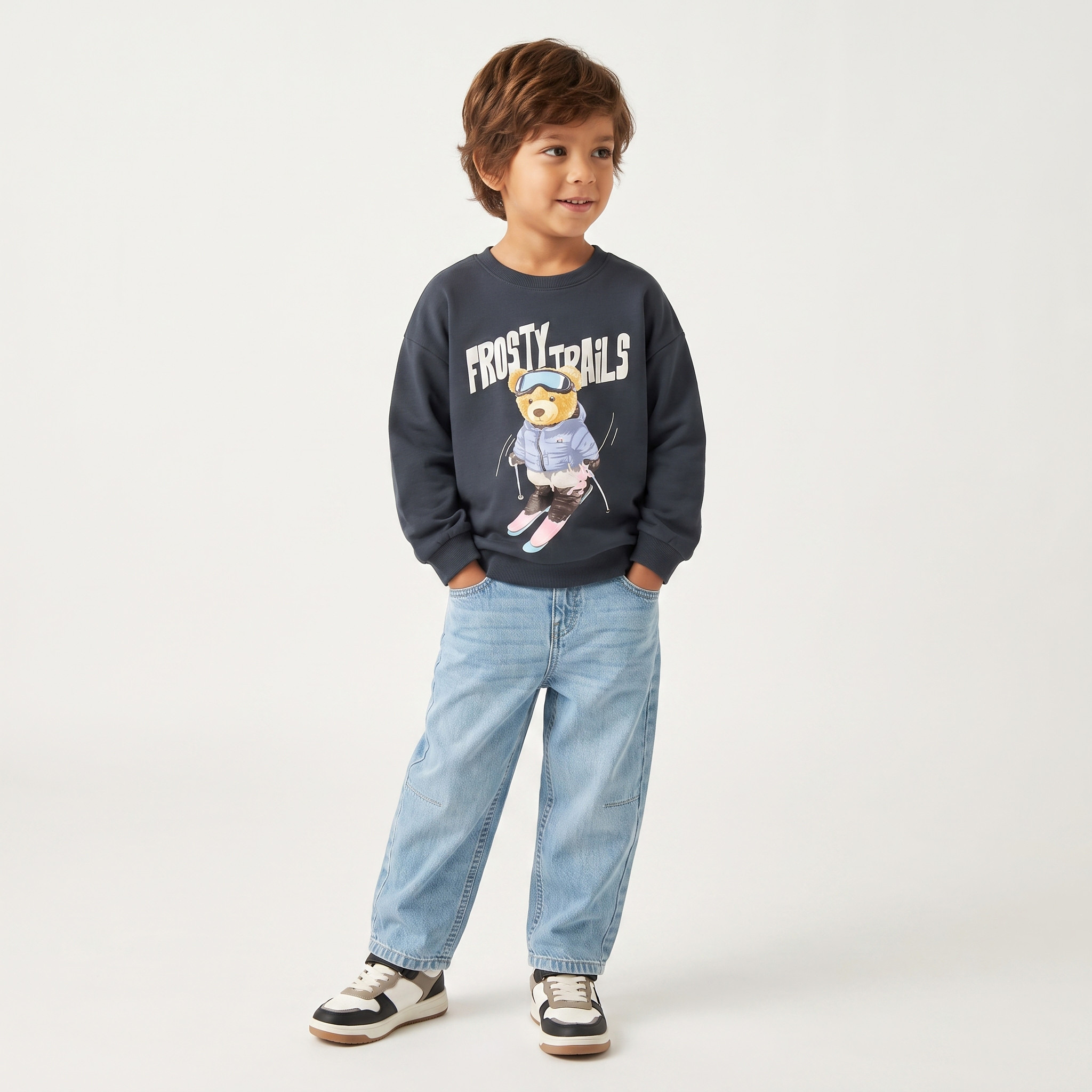 سويت شيرت بأكمام طويلة وطبعات من جونيورز-baby-boys-clothing-winterwear-sweatshirts-image-2