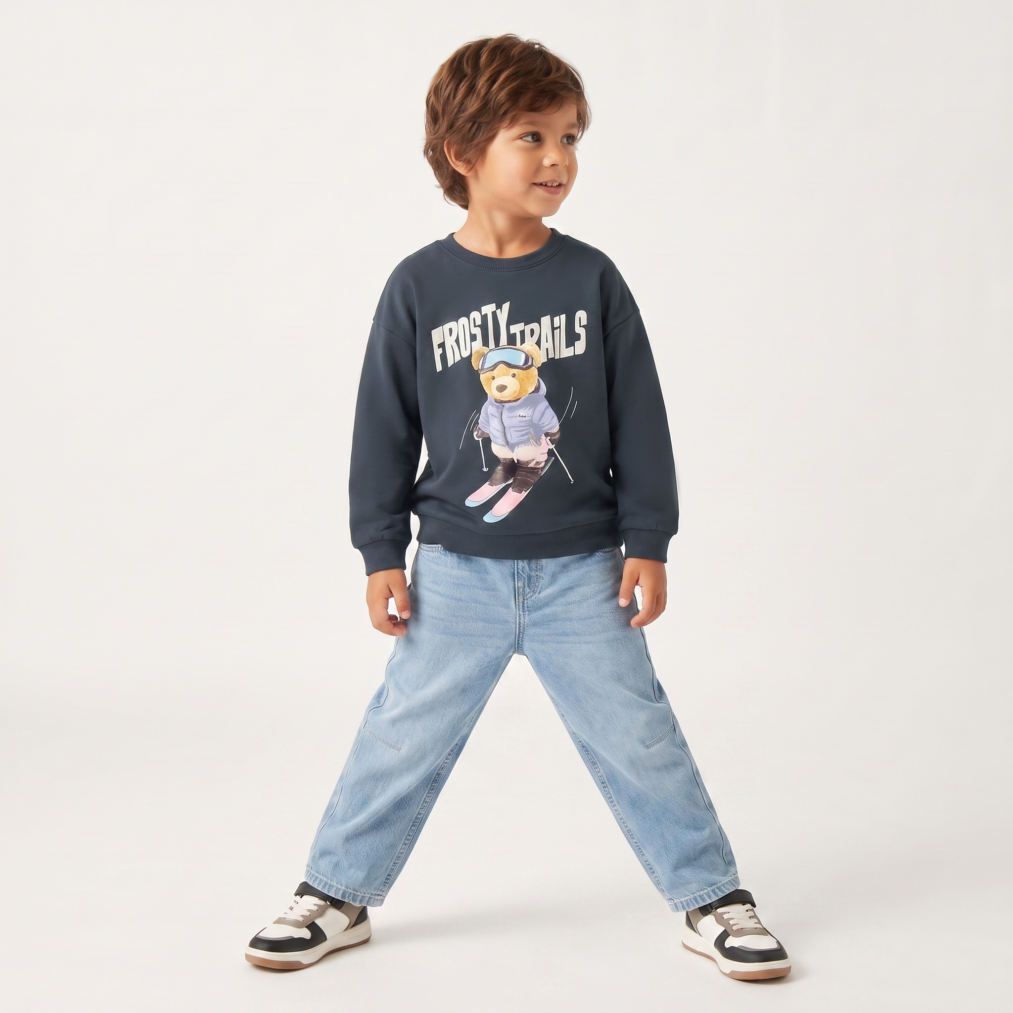 سويت شيرت بأكمام طويلة وطبعات من جونيورز-baby-boys-clothing-winterwear-sweatshirts-image-5