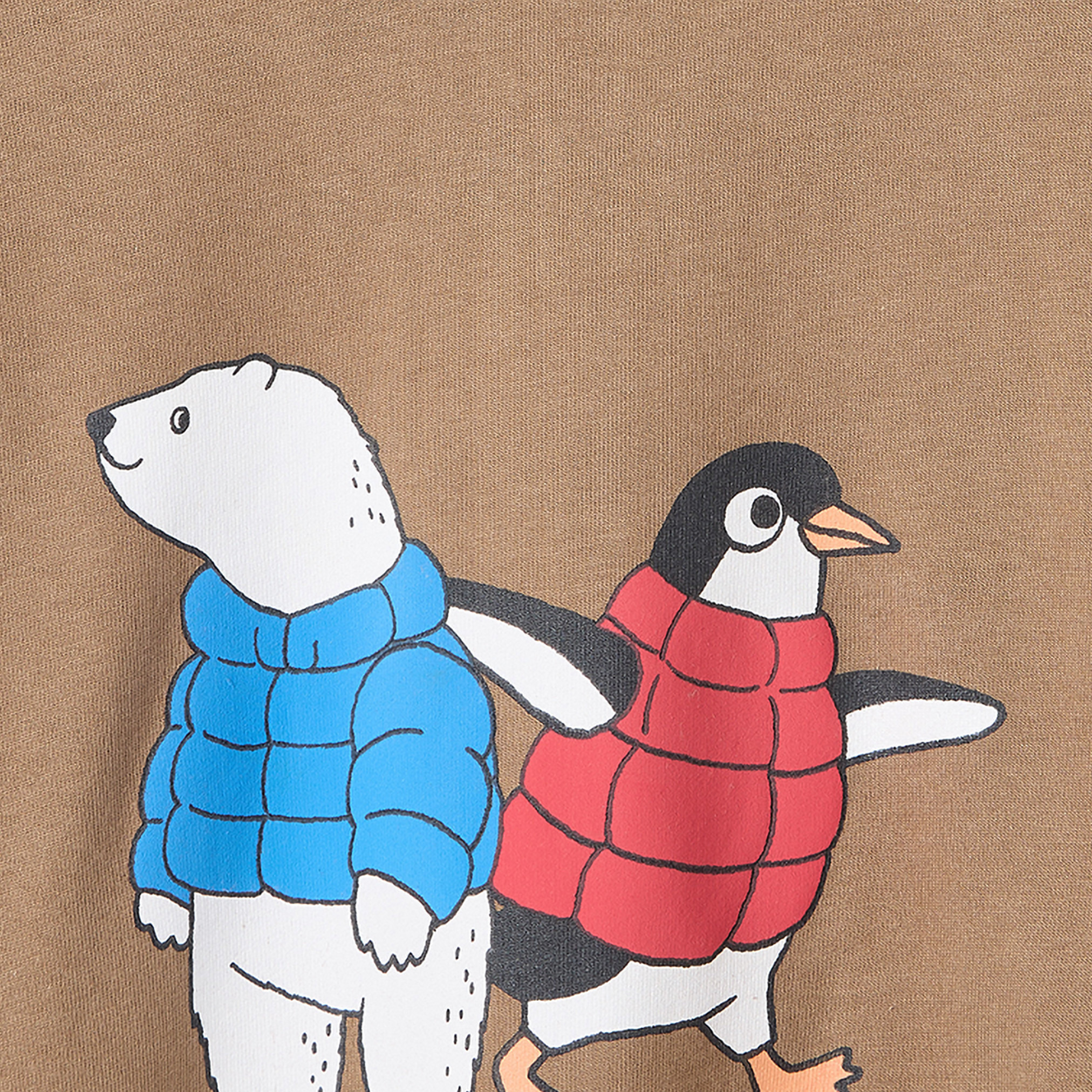 Juniors Arctic Print Sweatshirt with Long Sleeves-baby-boys-clothing-winterwear-sweatshirts-image-4
