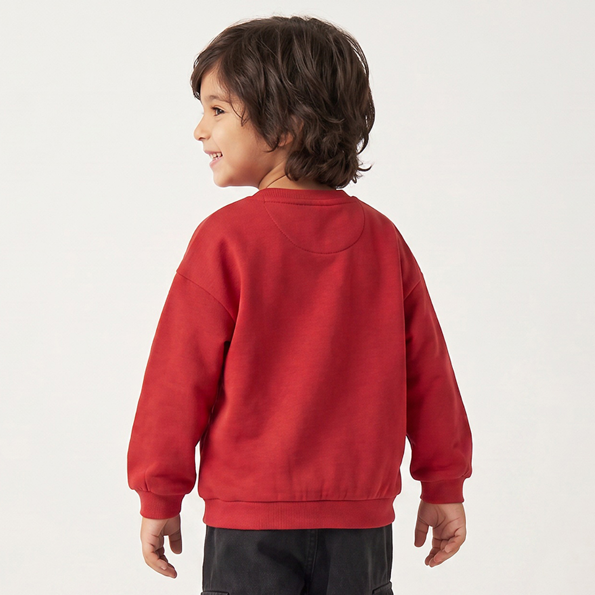 Juniors Seoul Sweatshirt with Long Sleeves-baby-boys-clothing-winterwear-sweatshirts-image-2