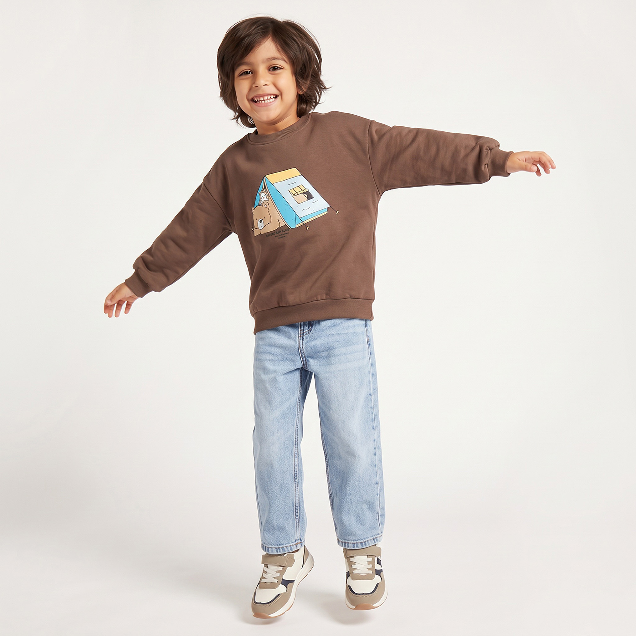 سويت شيرت بأكمام طويلة بطبعات دب من جونيورز-baby-boys-clothing-sweatshirts-image-5