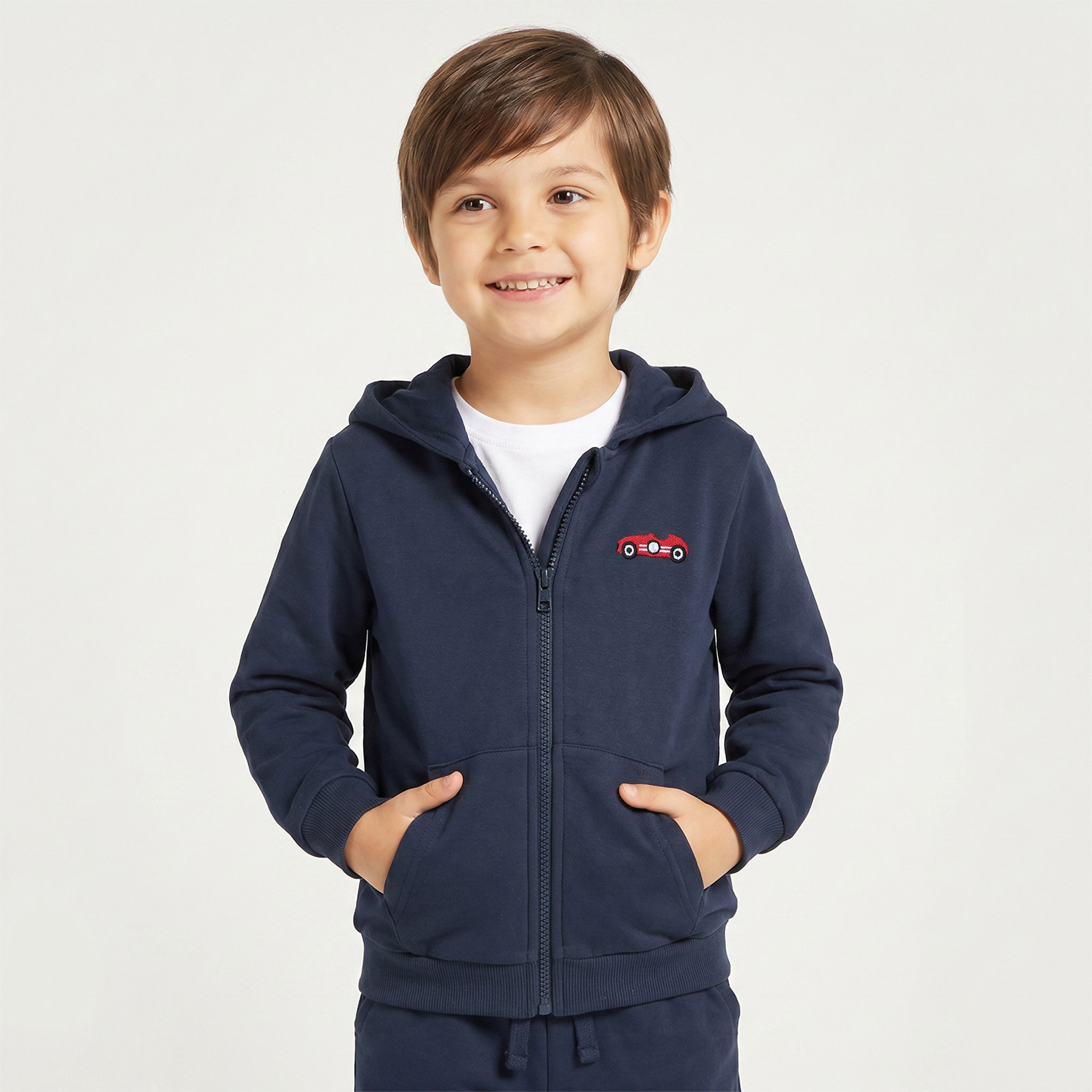 سويت شيرت مطرز بقبعة من جونيورز-baby-boys-clothing-winterwear-sweatshirts-image-1