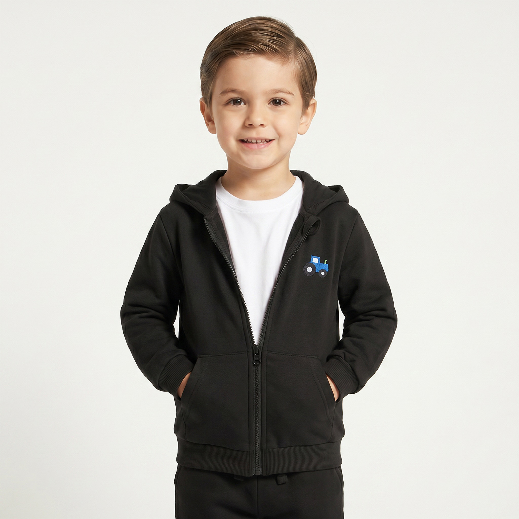 سويت شيرت مطرز بقبعة من جونيورز-baby-boys-clothing-winterwear-sweatshirts-image-1