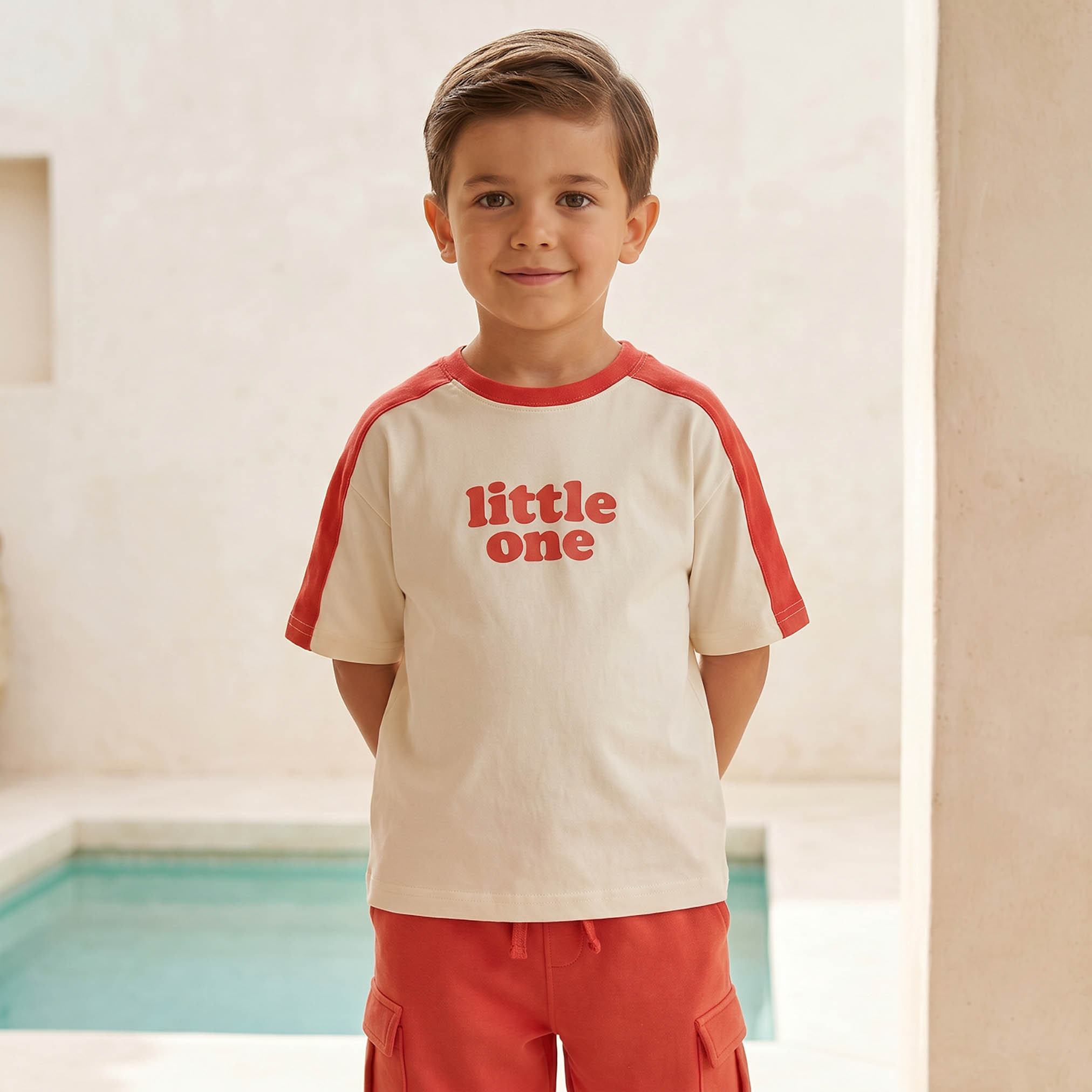 Juniors Set with T-shirt and Cargo Shorts - Boys-baby-boys-clothing-setsandcoords-image-2