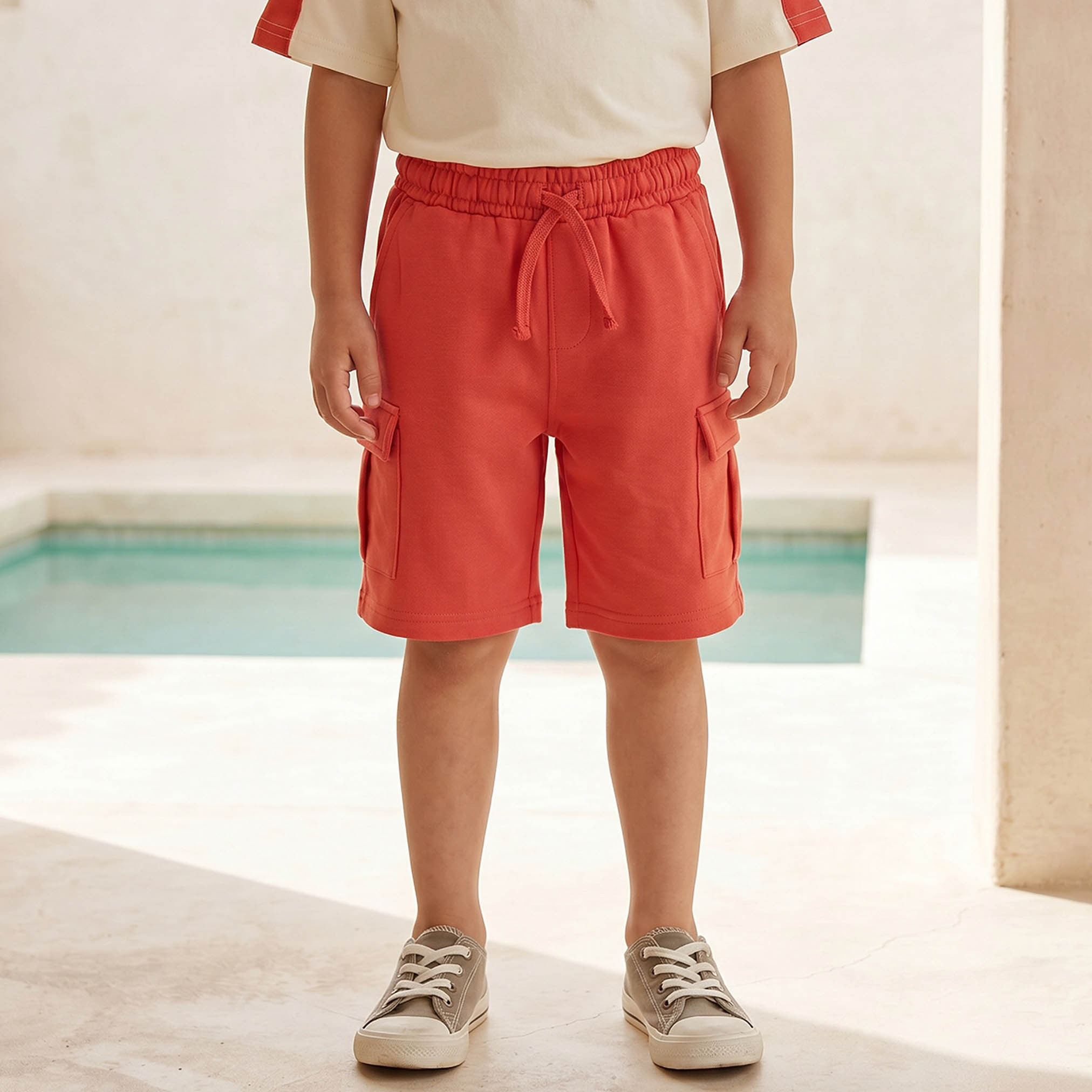 Juniors Set with T-shirt and Cargo Shorts - Boys-baby-boys-clothing-setsandcoords-image-3
