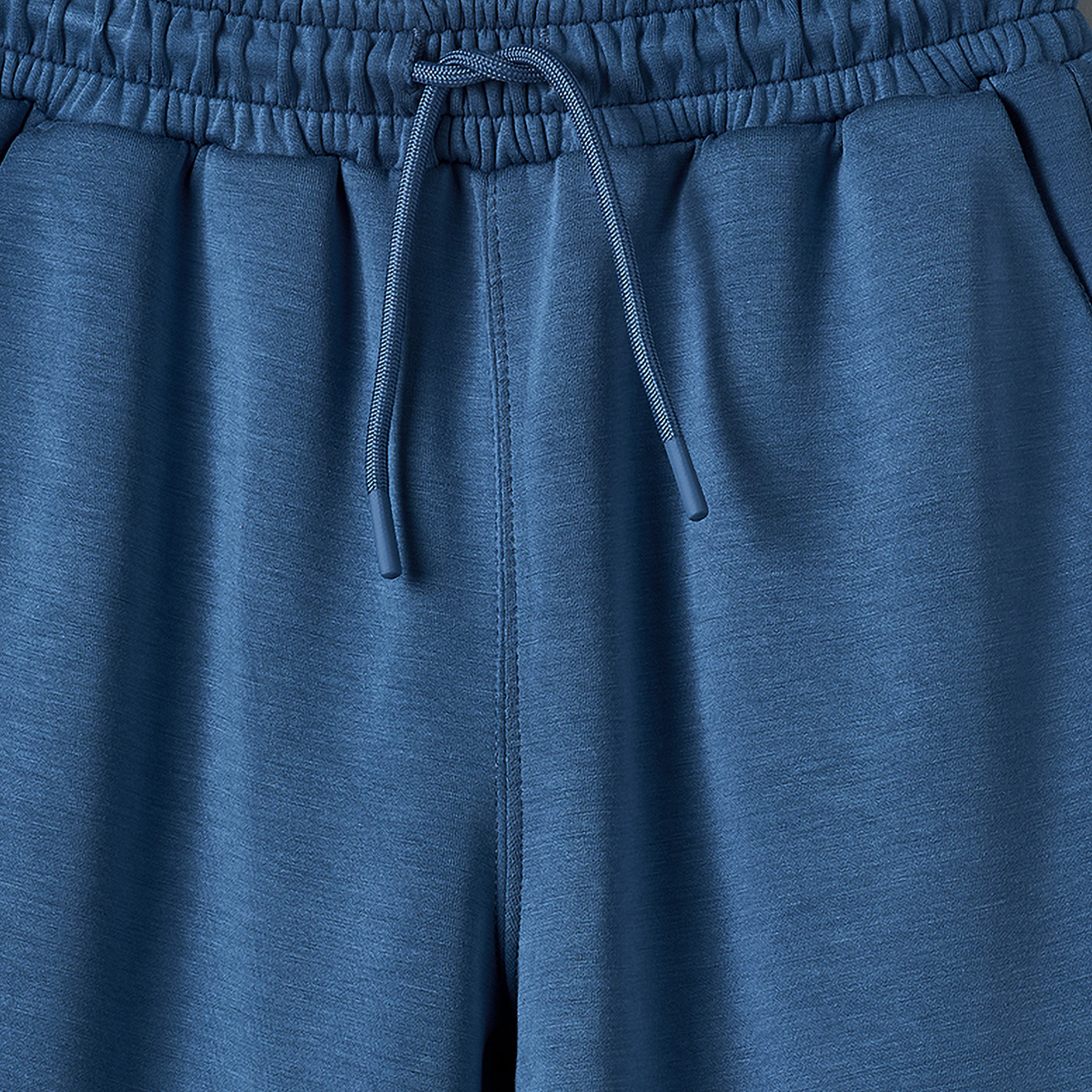 طقم سويت شيرت بياقة عالية وأكمام طويلة وبنطلون رياضي بتفاصيل شريط من كابا-boys-clothing-setsandcoords-image-6