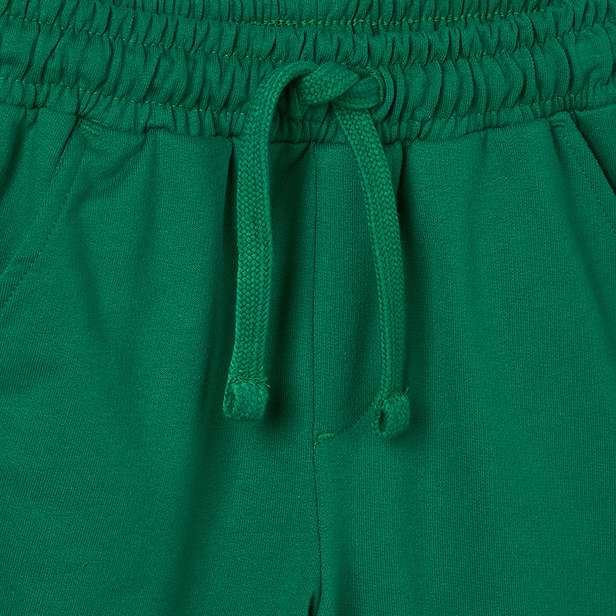 Juniors Crew Neck Short Sleeves T-shirt and Shorts Set with KSA National Day Print-boys-clothing-setsandcoords-image-6